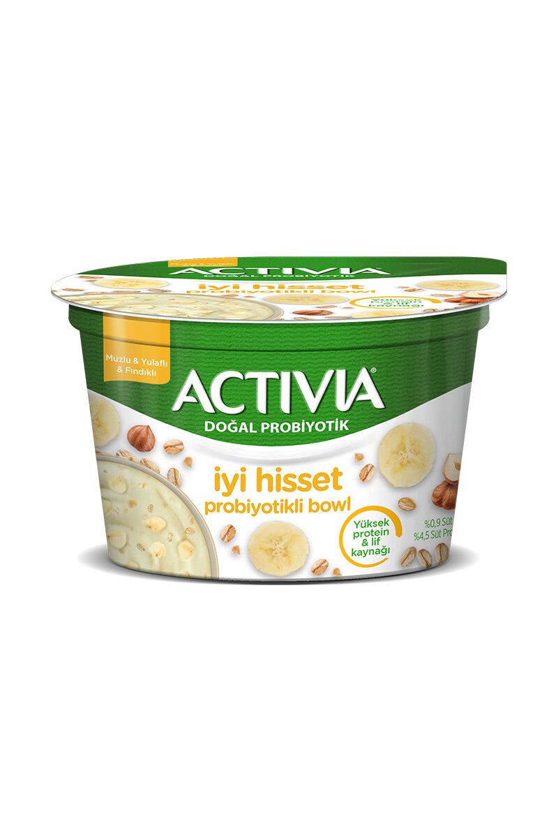 Activia İyi Hisset Probiyotik Bowl Muz Yulaf Fındık 150G