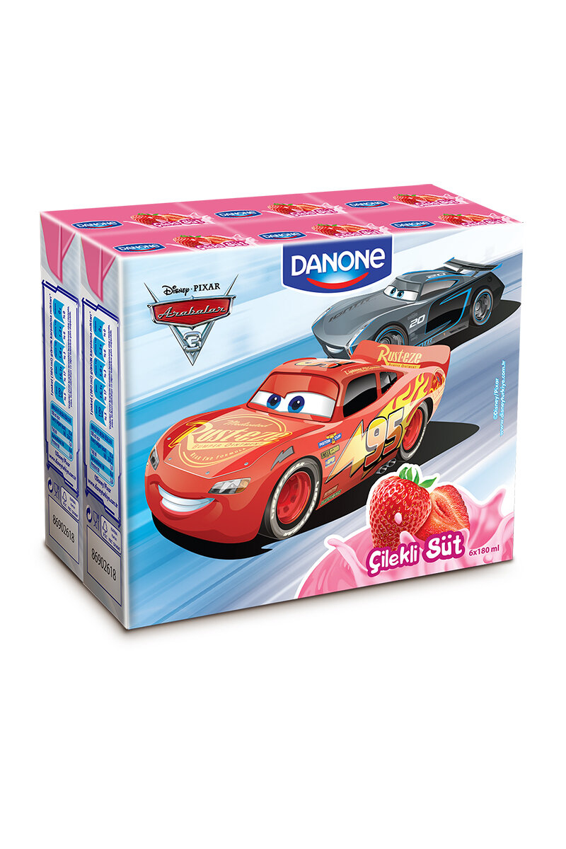 Danone Çilekli Süt 6x180 Ml