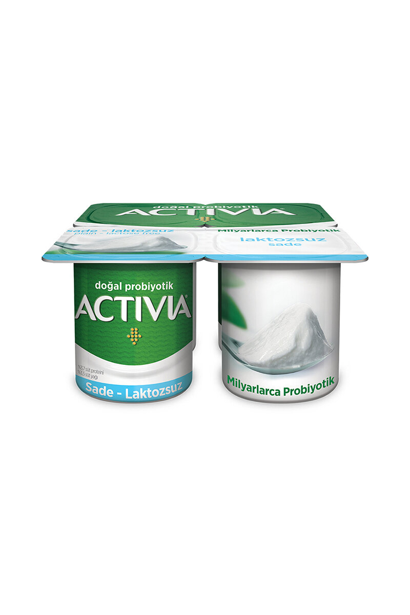 Danone Activia Probiyotik Laktozsuz Sade Yoğurt 4x100 G
