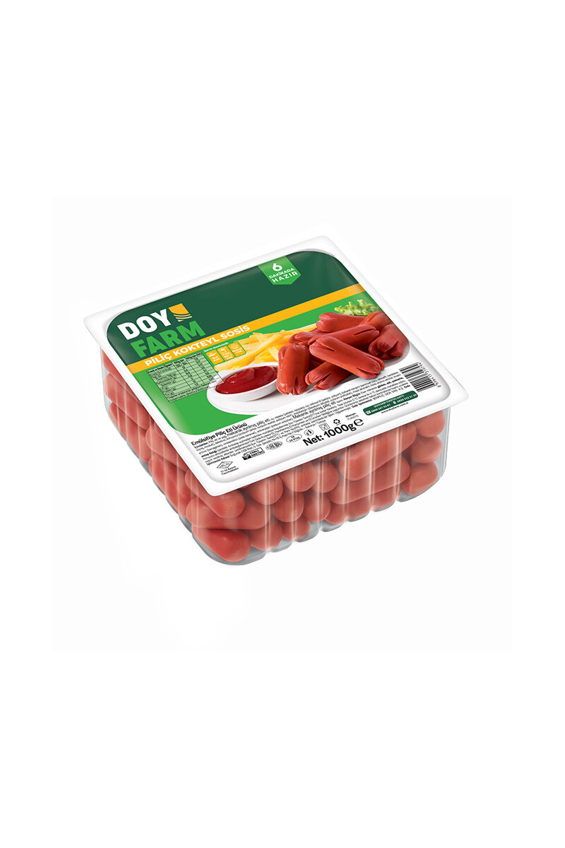 Doyfarm Piliç Kokteyl Sosis 1000 G