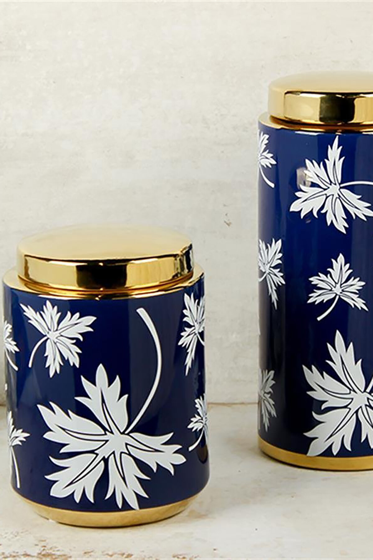 Sembol Blue Fall Silindir Vazo 15x15x21 cm