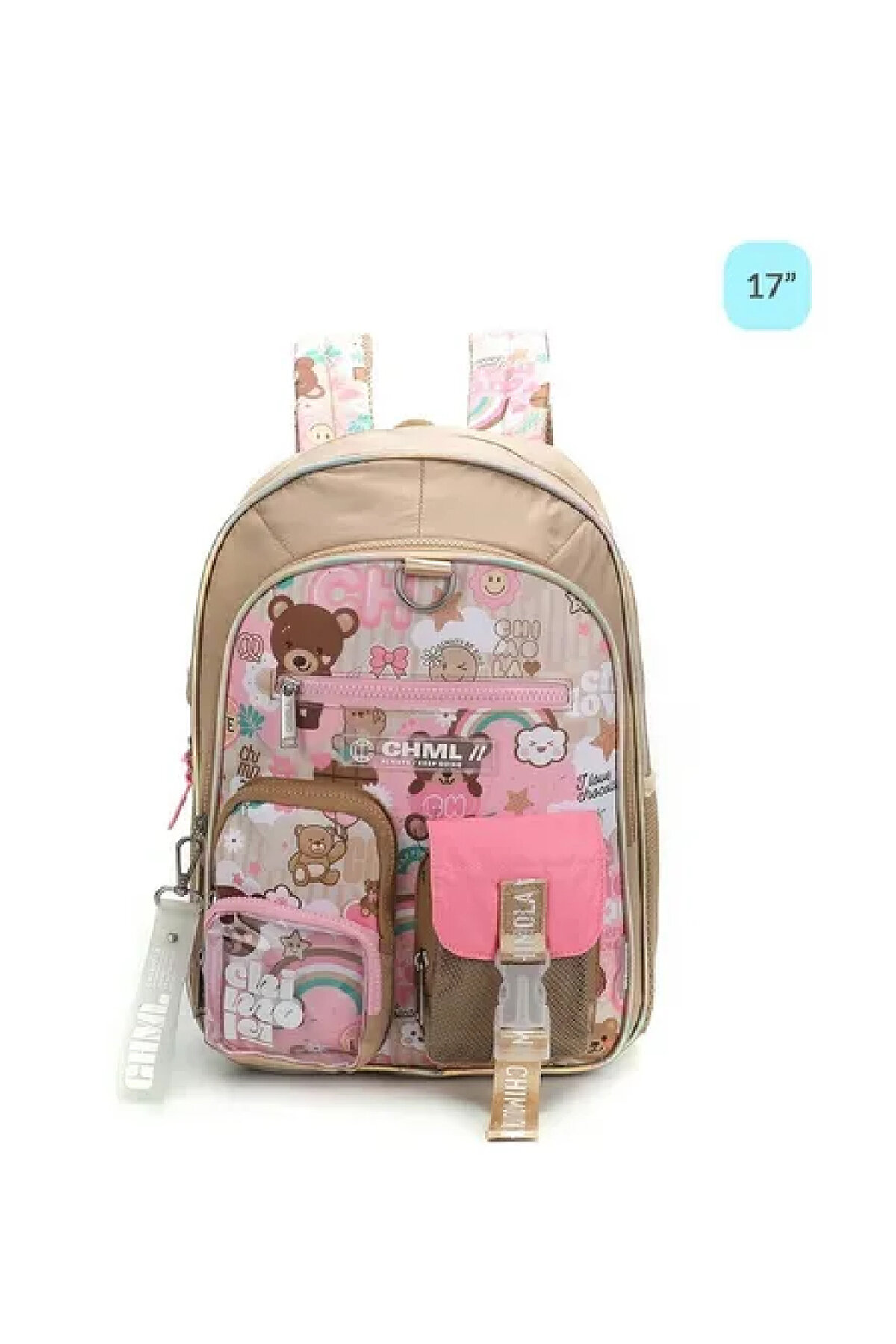 Chimola Toy New World 17'' Brown Sırt Çantası