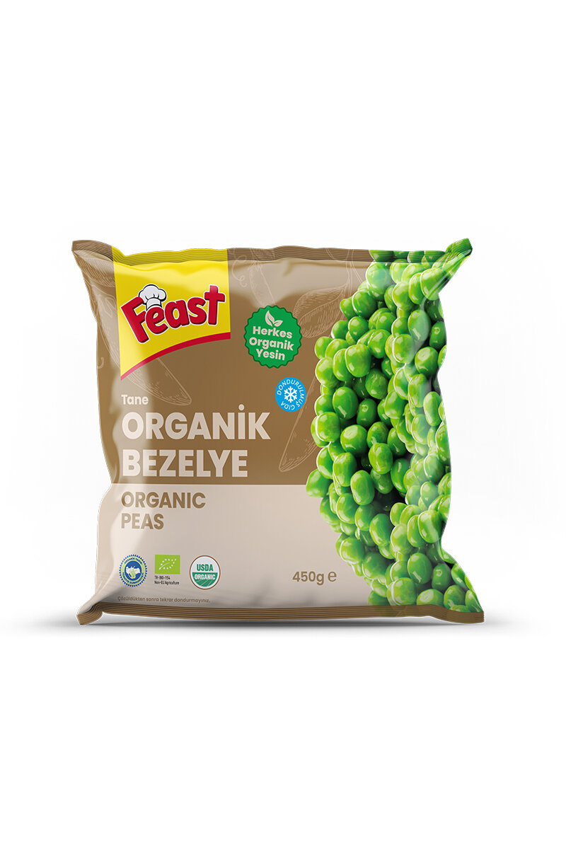 Feast Sebze Organik Bezelye 450 Gr