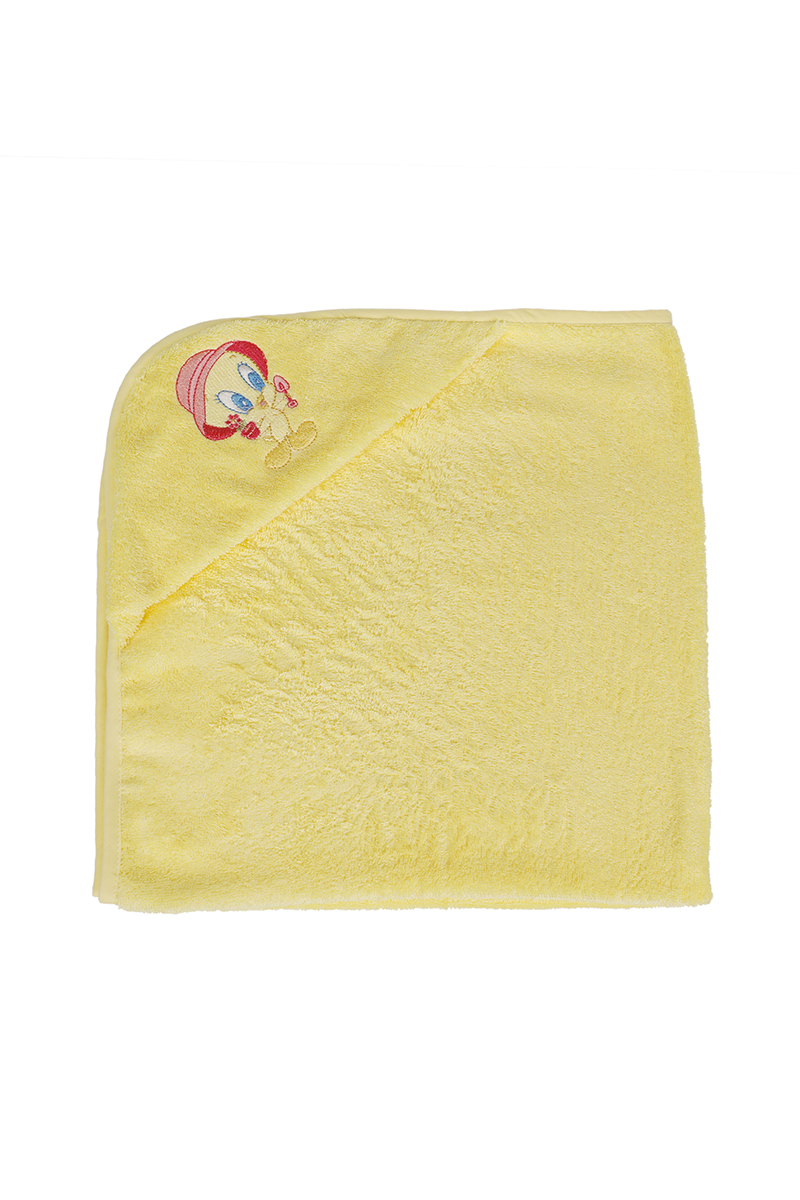 Özdilek Tweety Lisans Nakışlı Bambu Yenidoğan Bebek Pelerini 80x80 cm