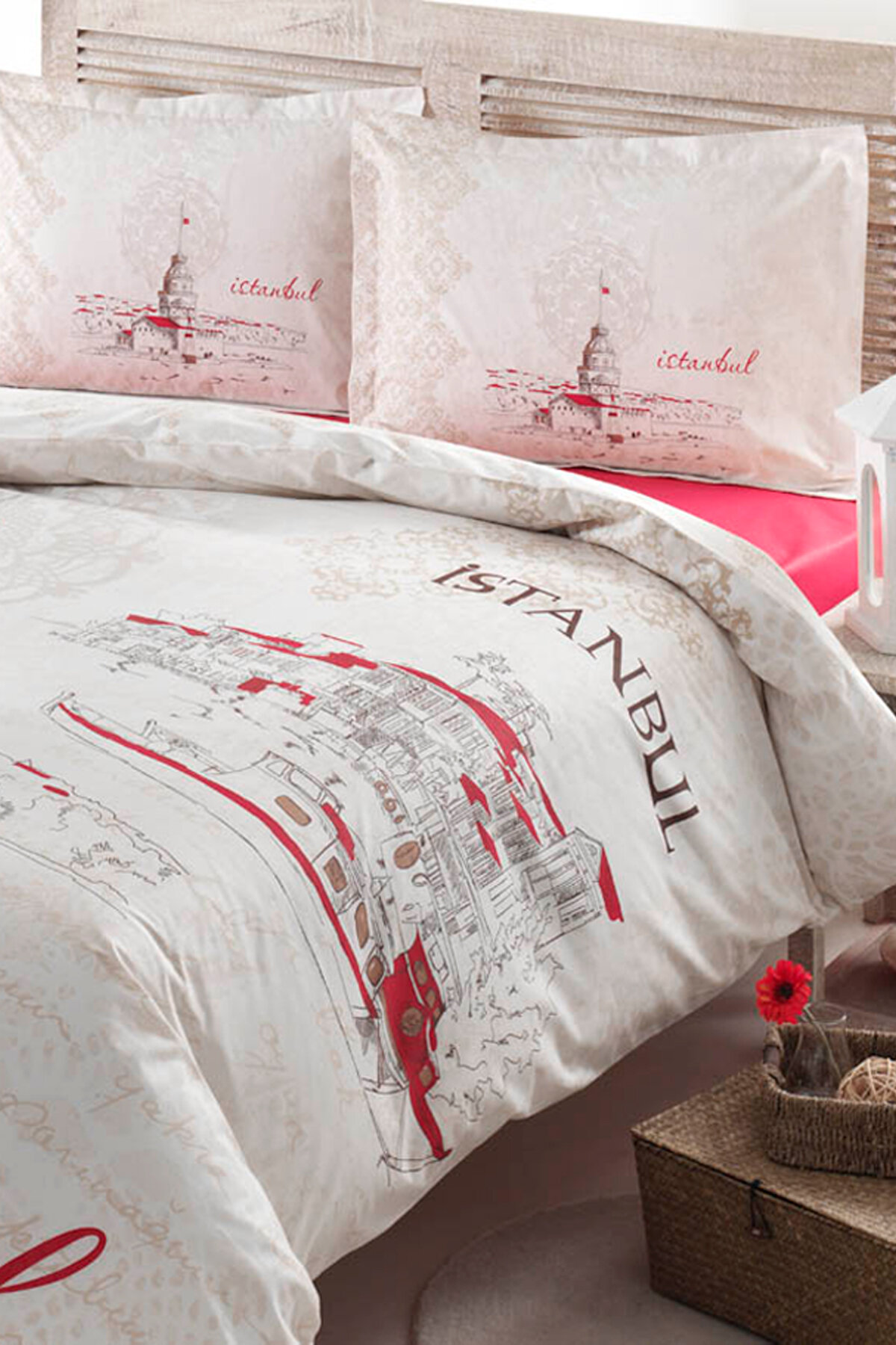 Özdilek İstanbul Kız Kulesi Tek Kişilik Nevresim Takımı