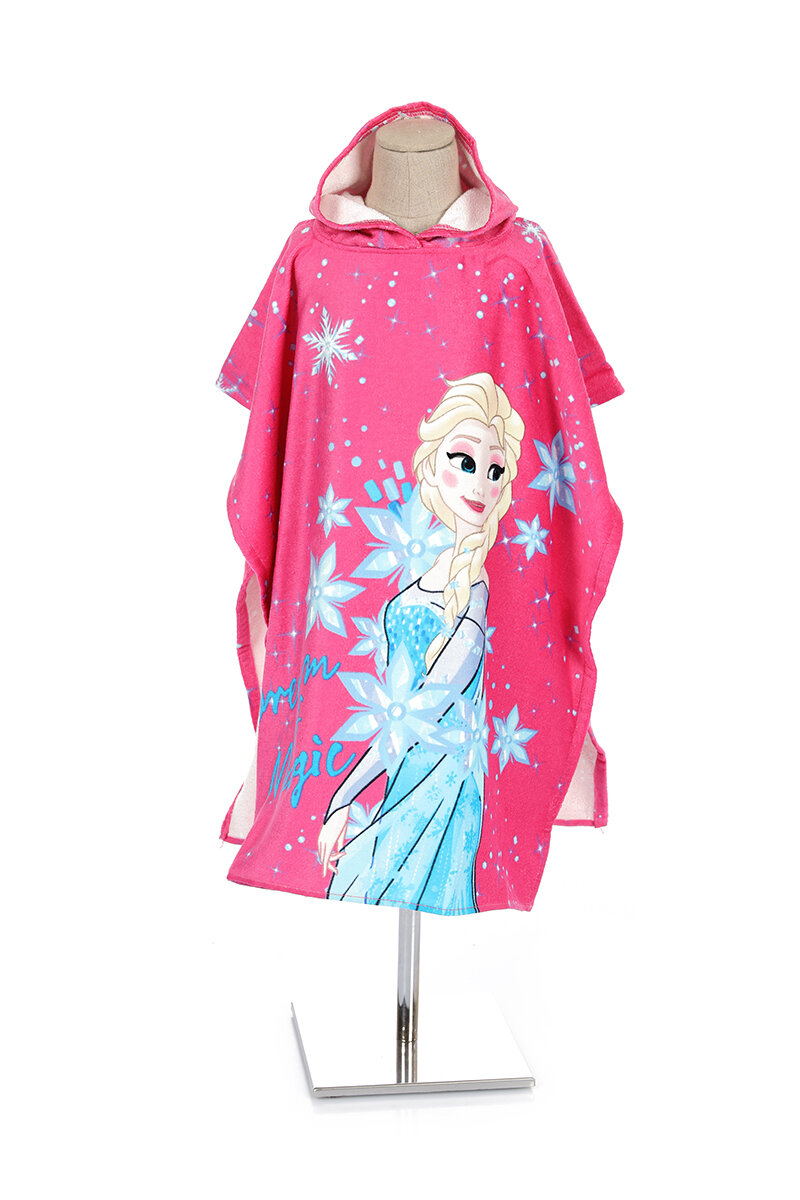 Özdilek Frozen Elsa Magic Disney Lisanslı Kadife Çocuk Panço 4/9 Yaş