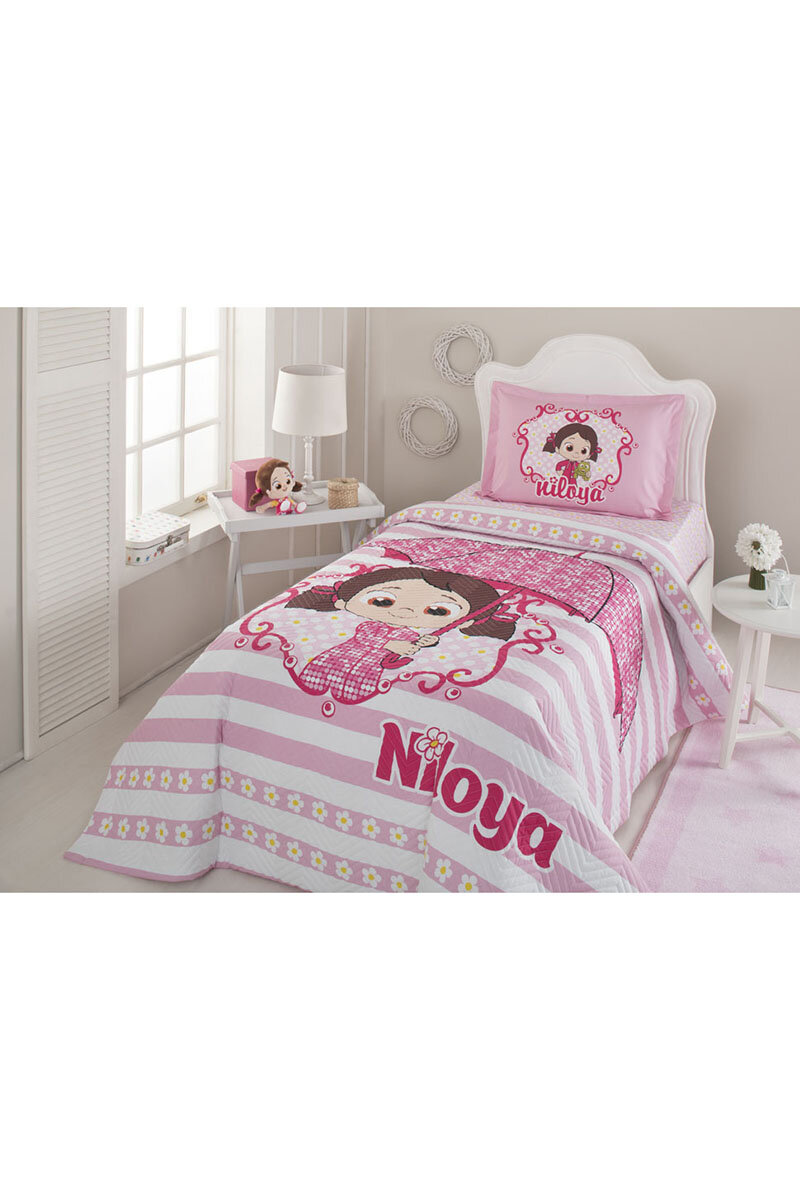 Özdilek Niloya Yağmur Tek Kişilik Lisanslı Kapitone Çocuk Nevresim Takımı