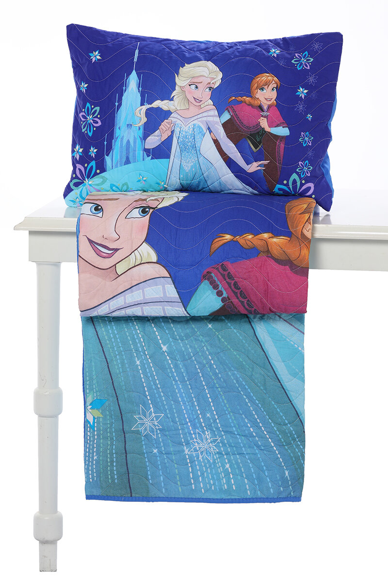 Özdilek Frozen Flower Tek Kişilik Disney Lisanslı Çocuk Yatak Örtüsü 160x230 cm