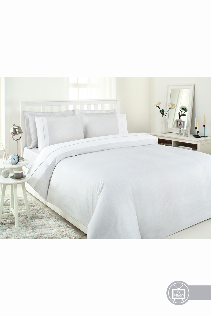 Özdilek Soft Linen Çift Kişilik Saten Nevresim Takımı