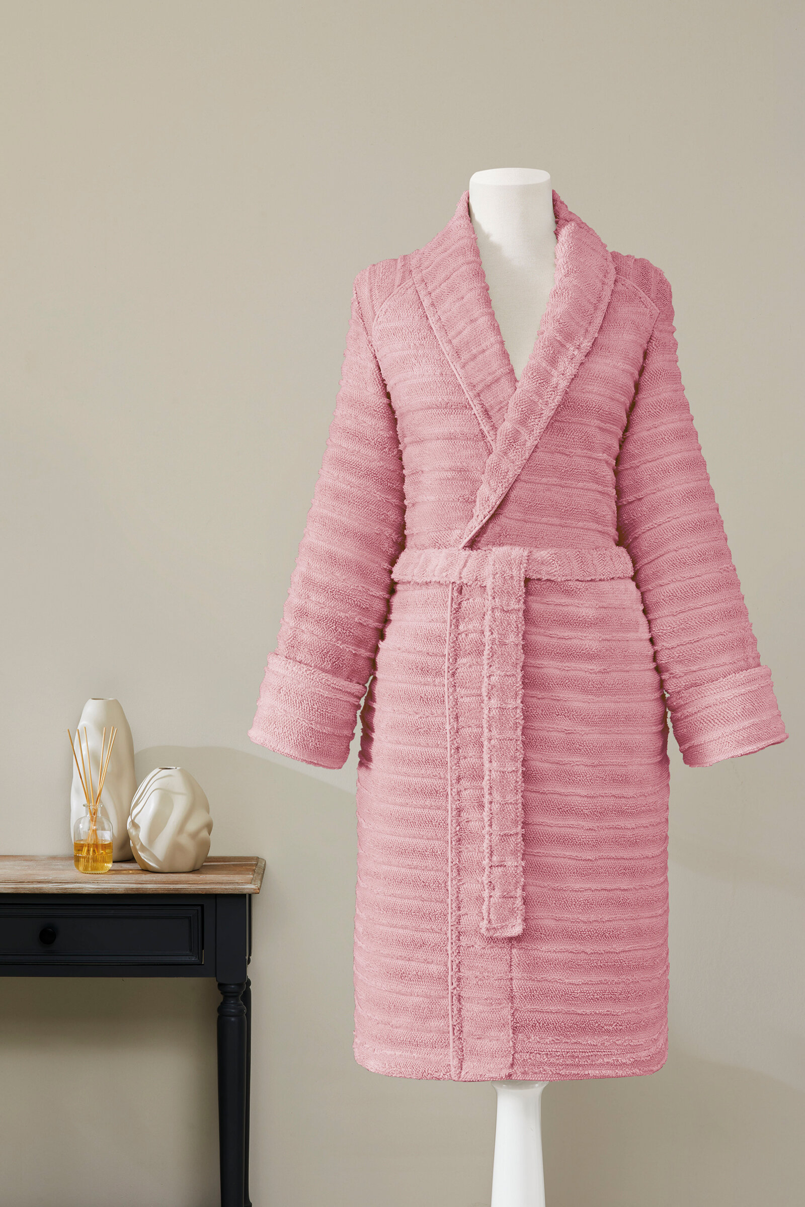 Sadem Organik Linden Şal Yaka Bornoz