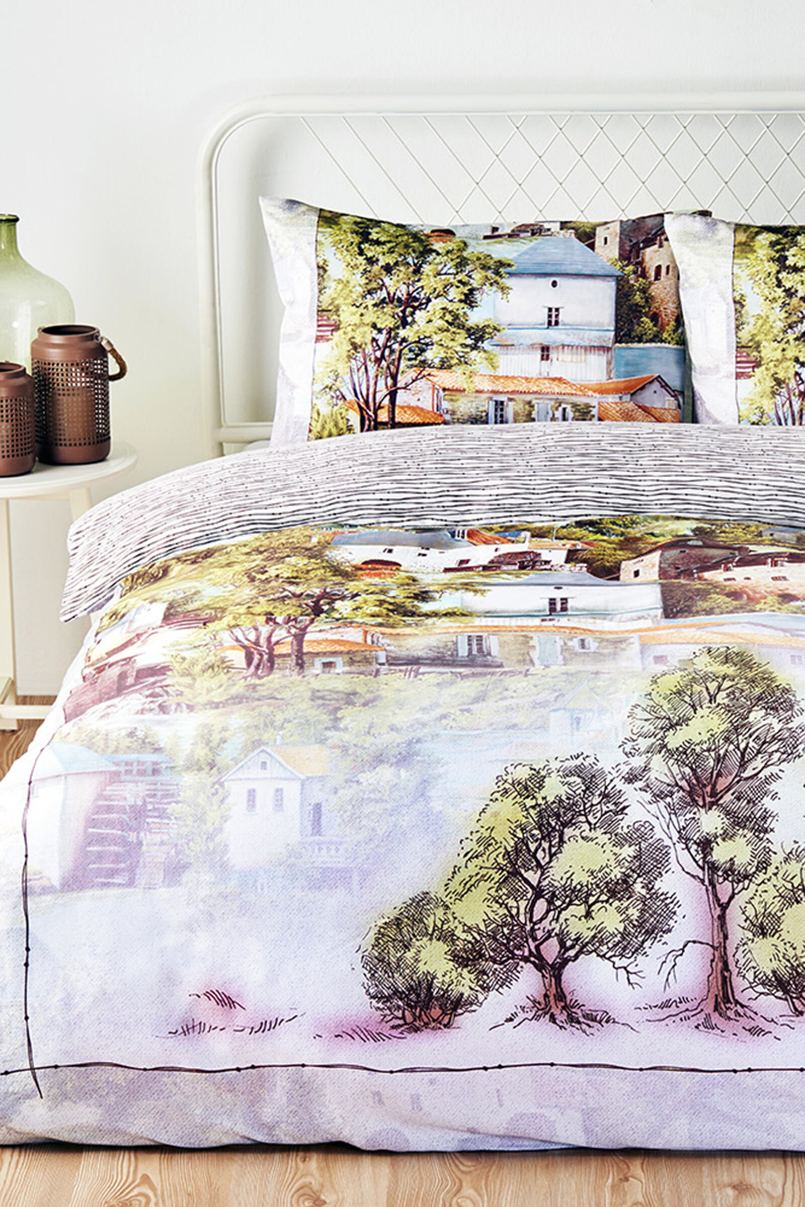 Özdilek Town Çift Kişilik Soft Life Saten Nevresim Takımı