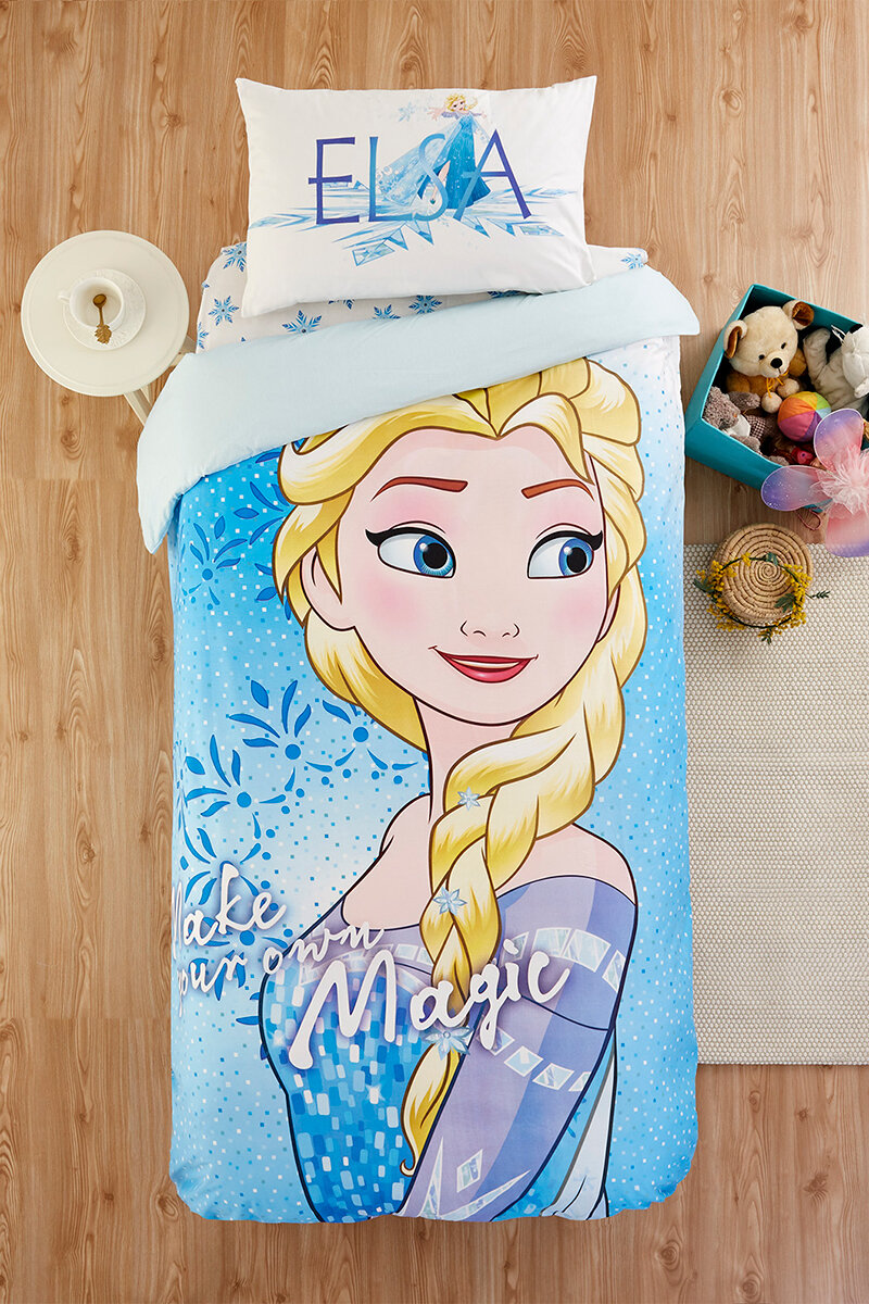 Özdilek Frozen Elsa Magic Tek Kişilik Disney Lisanslı Çocuk Nevresim Takımı
