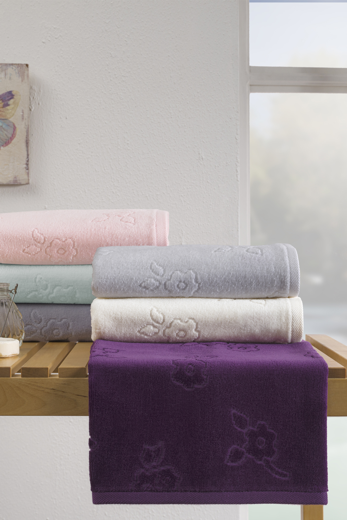 Özdilek Mayra Kadife Banyo Havlusu 90x140 cm