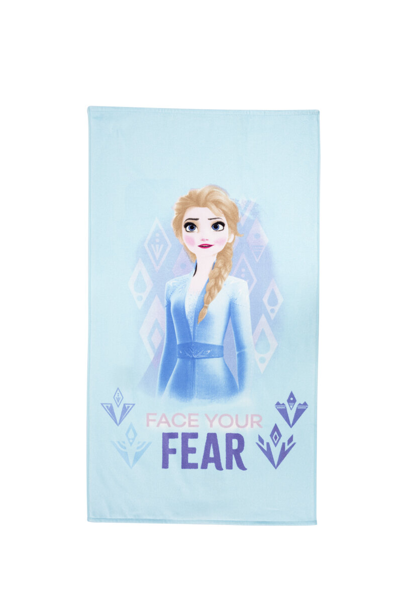 Özdilek Frozen Elsa Ice Disney Lisanslı Kadife Plaj Havlusu 70x130 cm