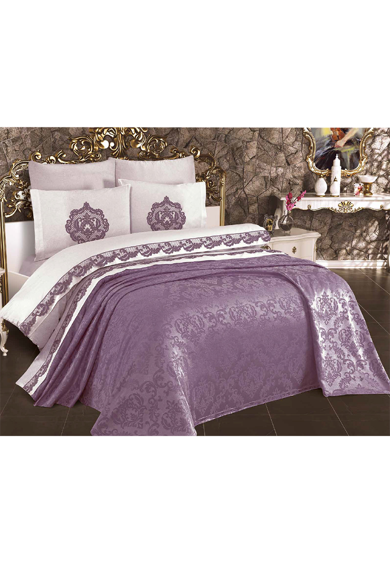 Özdilek Selenit Çift Kişilik Pikeli Nevresim Takımı