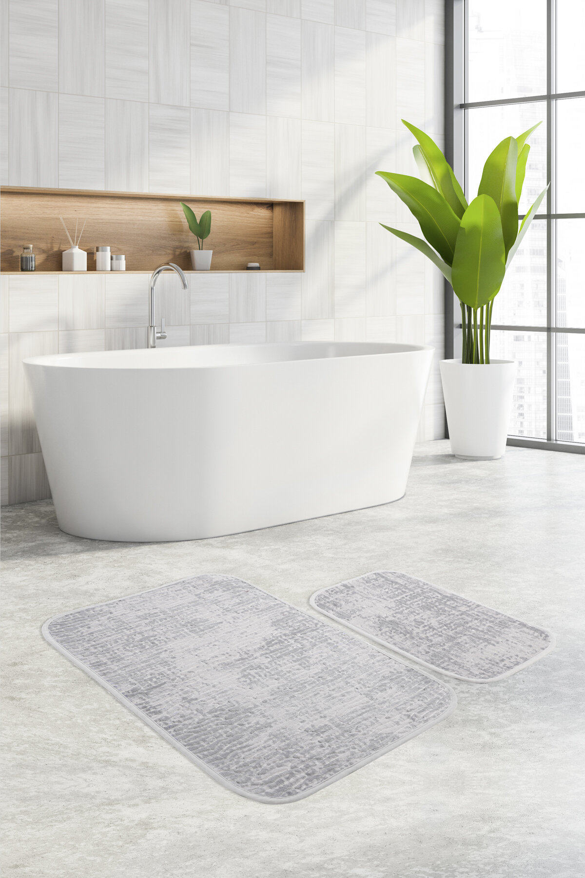 Floretta Efsun 2'li Embos Banyo Paspası