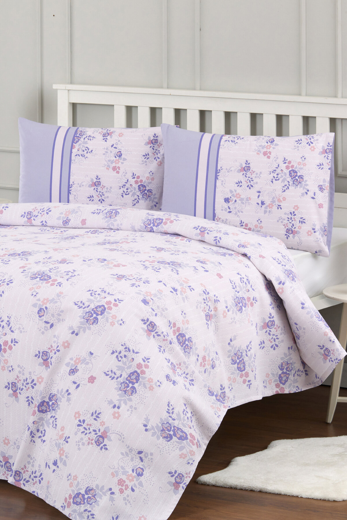 Floretta Purple Daisy Çift Kişilik Pike Takımı