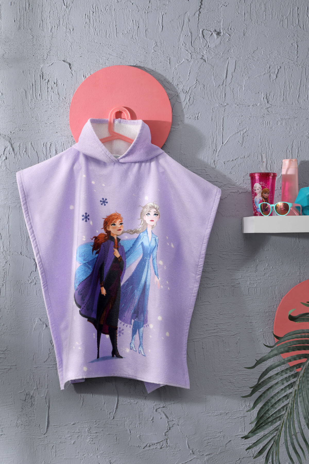 Özdilek Frozen Elsa Dreams Disney Lisanslı Kadife Çocuk Panço 4/9 Yaş