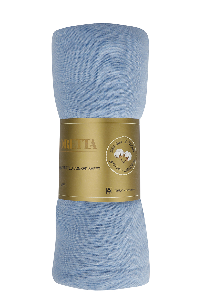 Floretta Tek Kişilik Lastikli Penye Çarşaf 100x200+25 cm