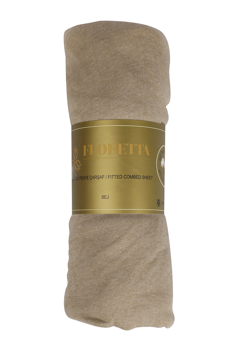 Floretta King Size Lastikli Fitted Penye Çarşaf 180x200+25 cm
