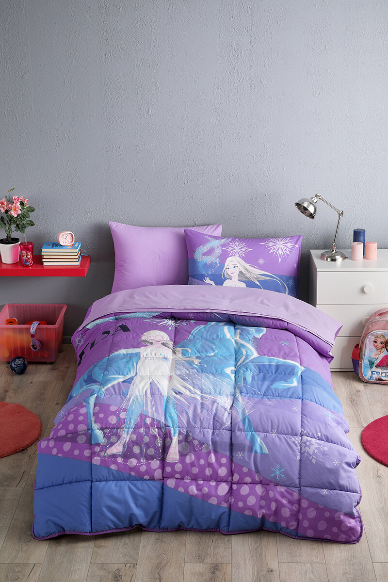 Özdilek Frozen Snow Tek Kişilik Disney Lisanslı Lastikli Çarşaf Çocuk Uyku Seti