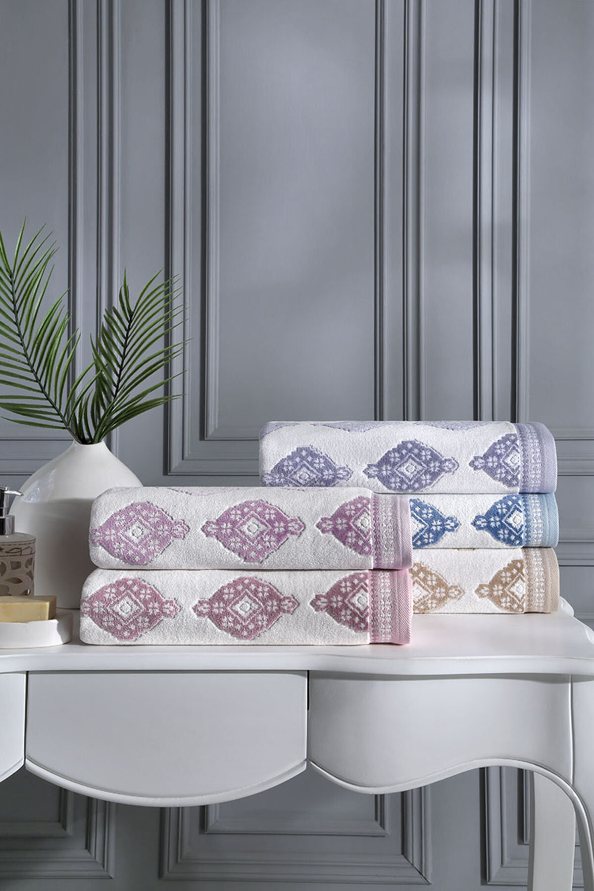 Özdilek Bouche Kadife Banyo Havlusu 90x150 cm