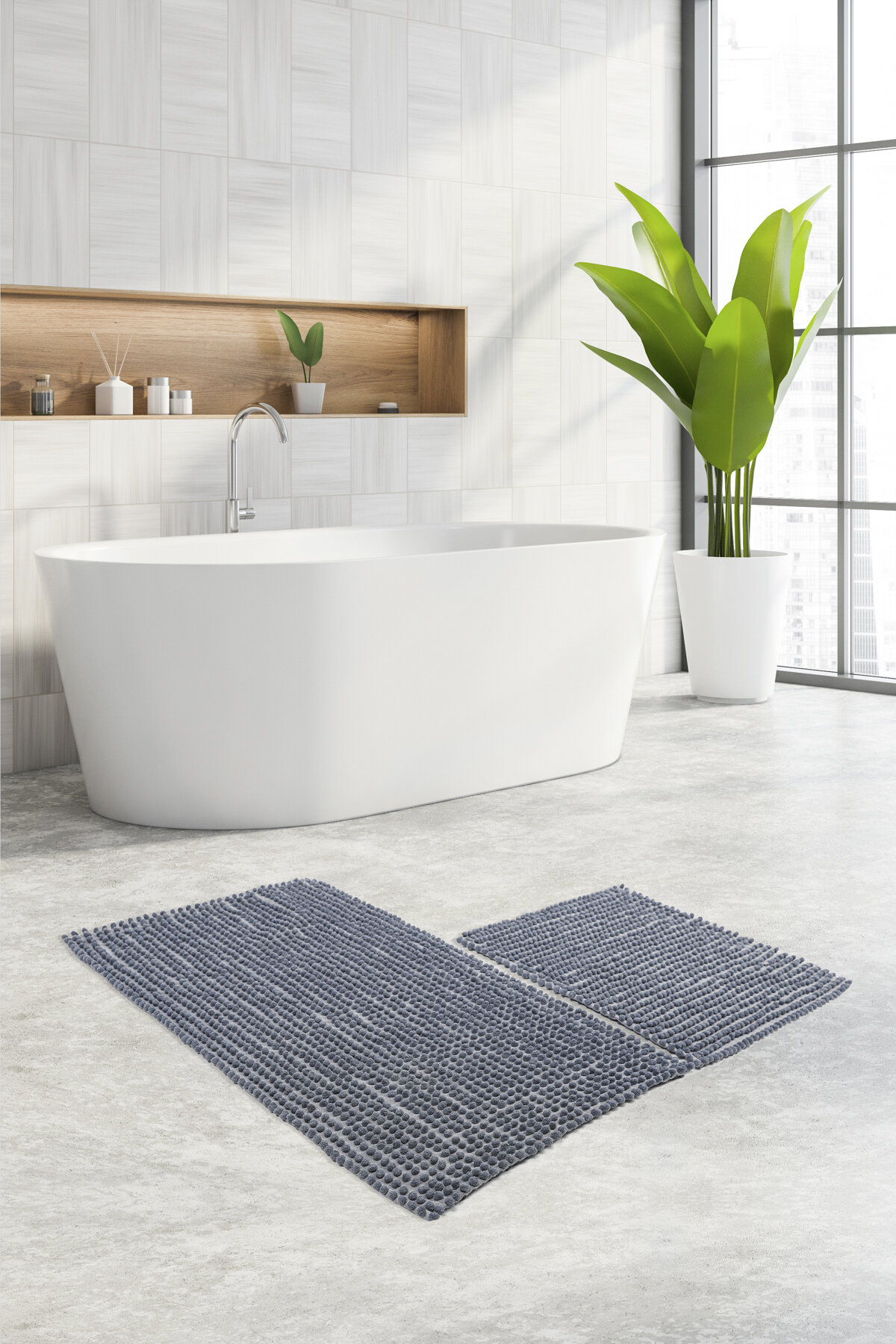 Özdilek Puffy 2'li Banyo Paspası