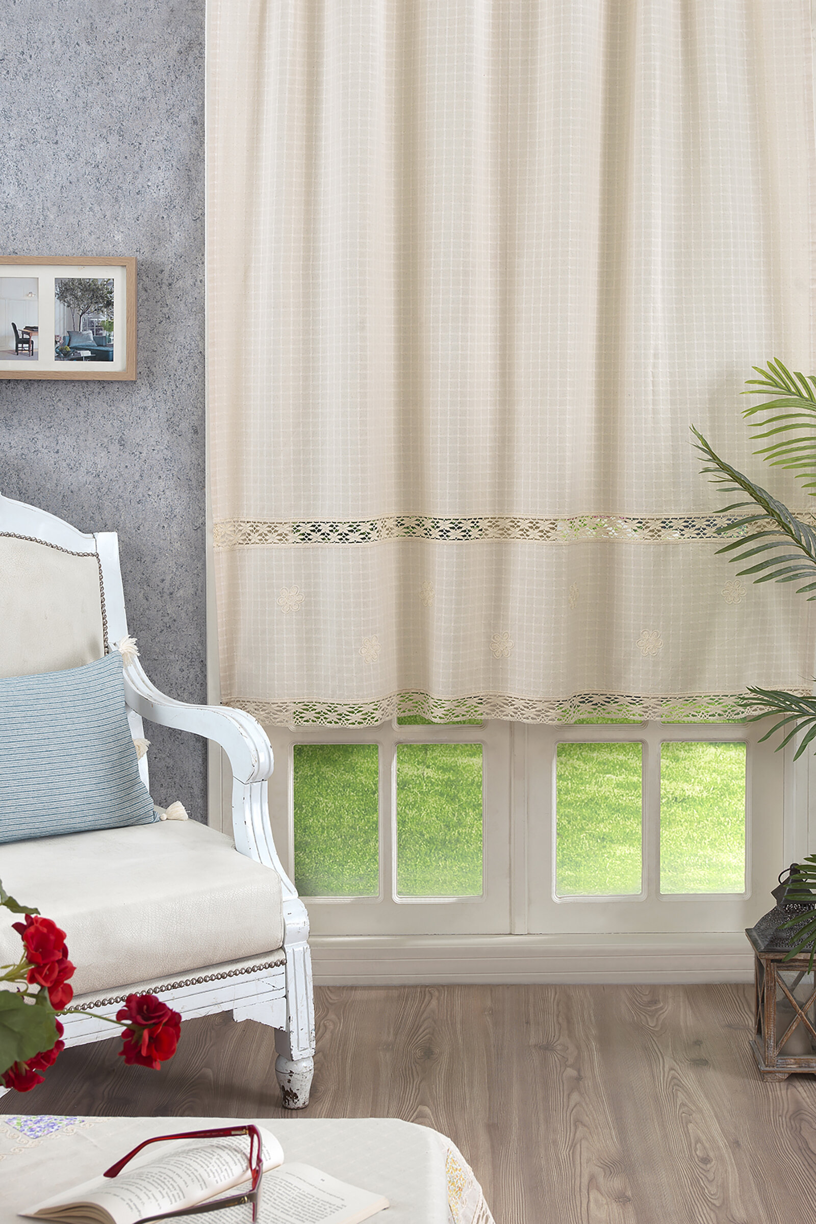 Floretta Dantelli Perde PR038 150x180 cm