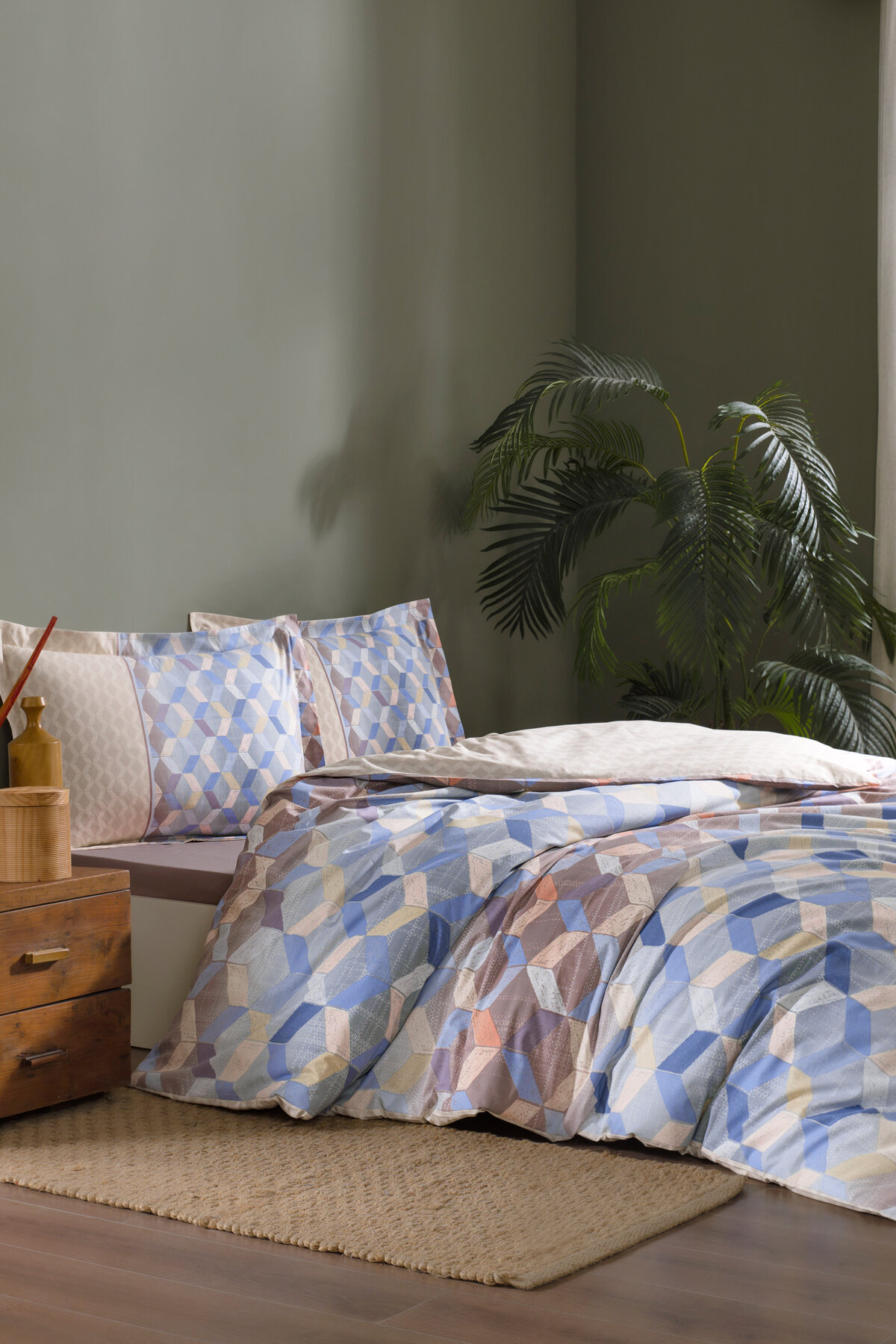 Özdilek Cuatro Bordes Çift Kişilik Nevresim Takımı