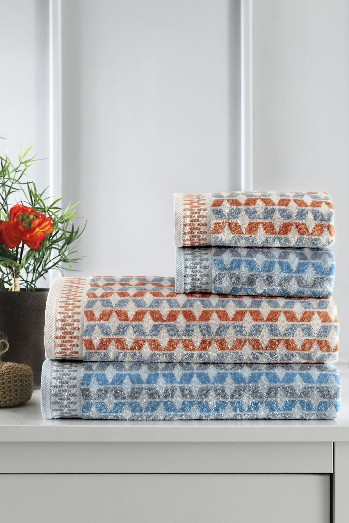 Özdilek Cuatro Bordes Havlu Seti