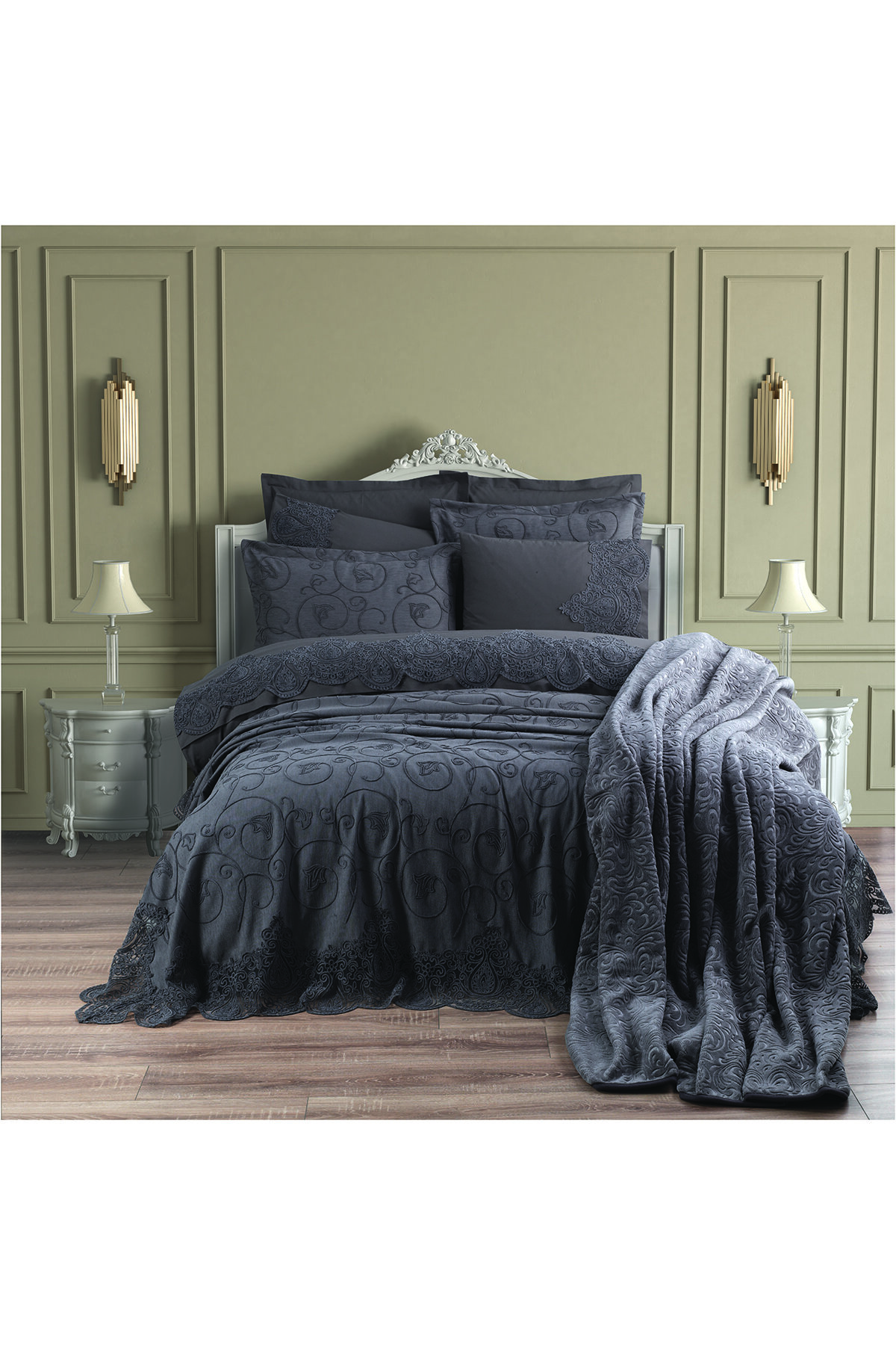 Özdilek İsabella Çift Kişilik Çeyiz Seti 10 Parça