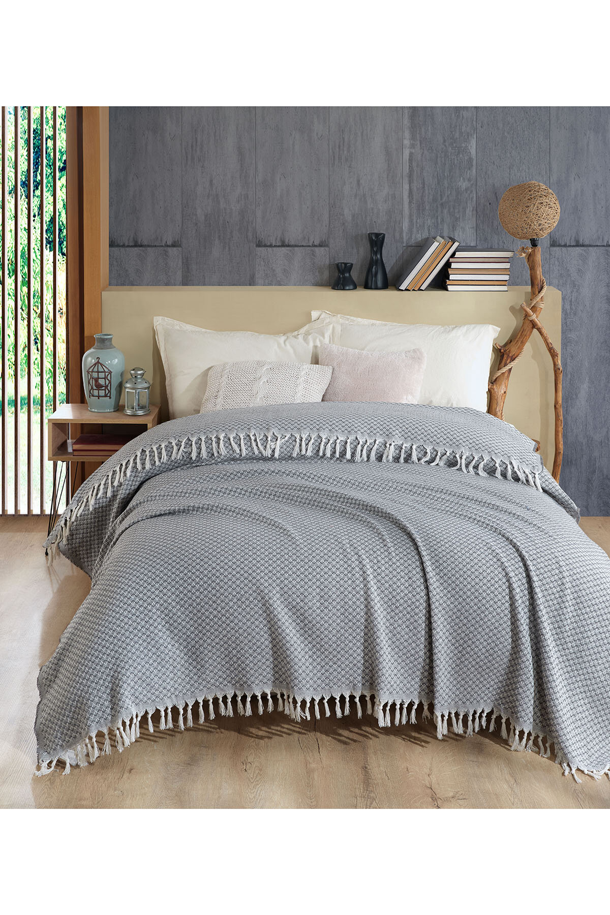 Floretta Flurry Çift Kişilik Yatak Örtüsü 200x230 cm