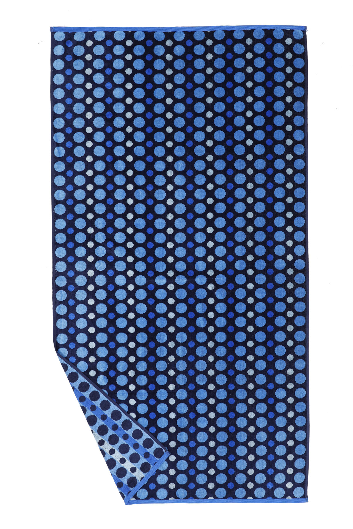 Özdilek Cannes Bubble Blue Kadife Plaj Havlusu 86x162 cm