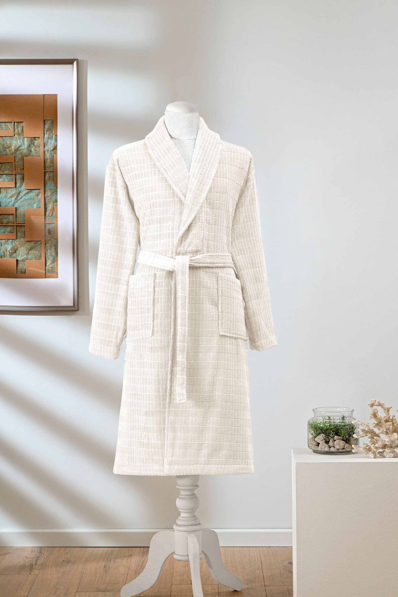 Özdilek Land Kadife Şal Yaka Bornoz