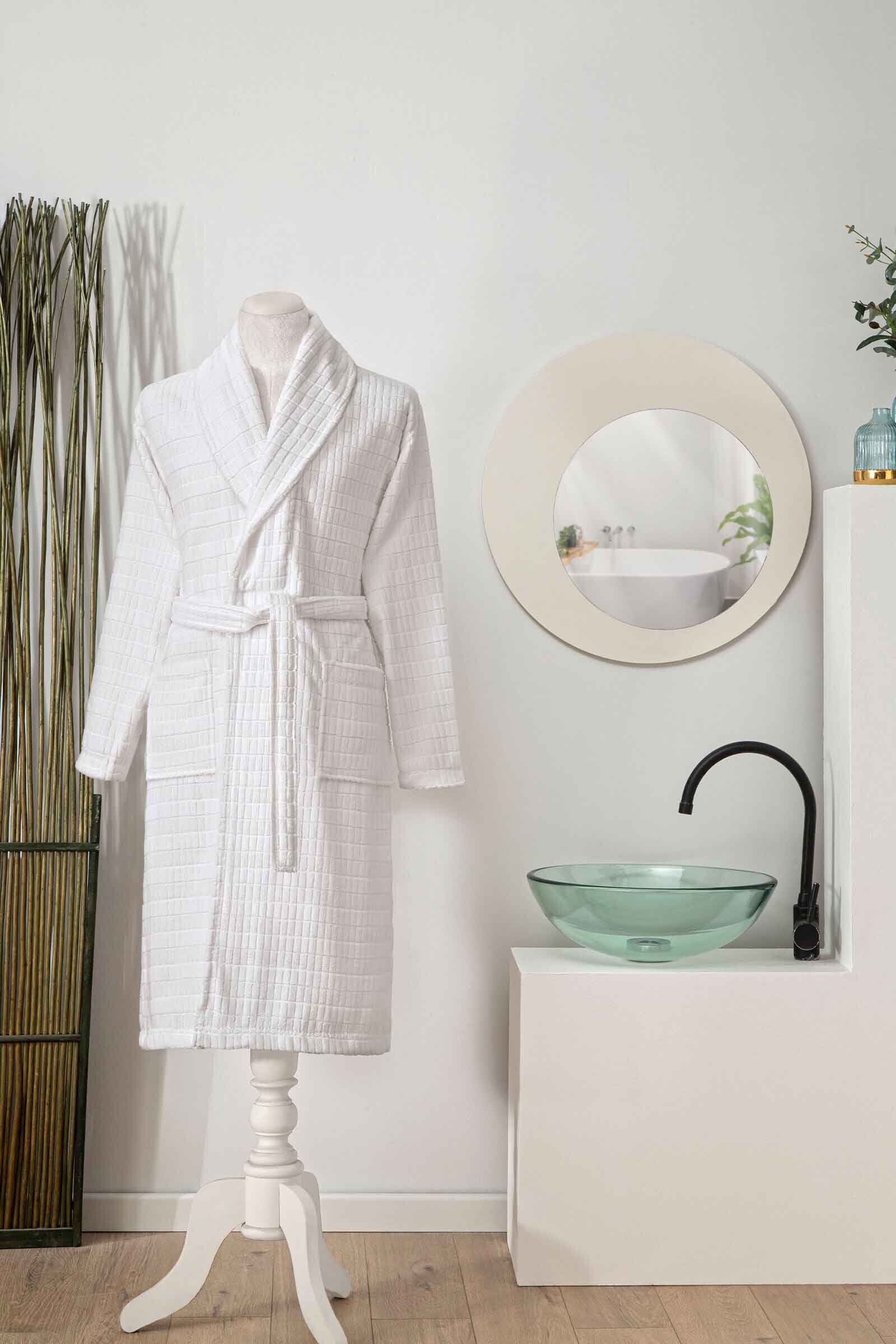 Özdilek Land Kadife Şal Yaka Bornoz