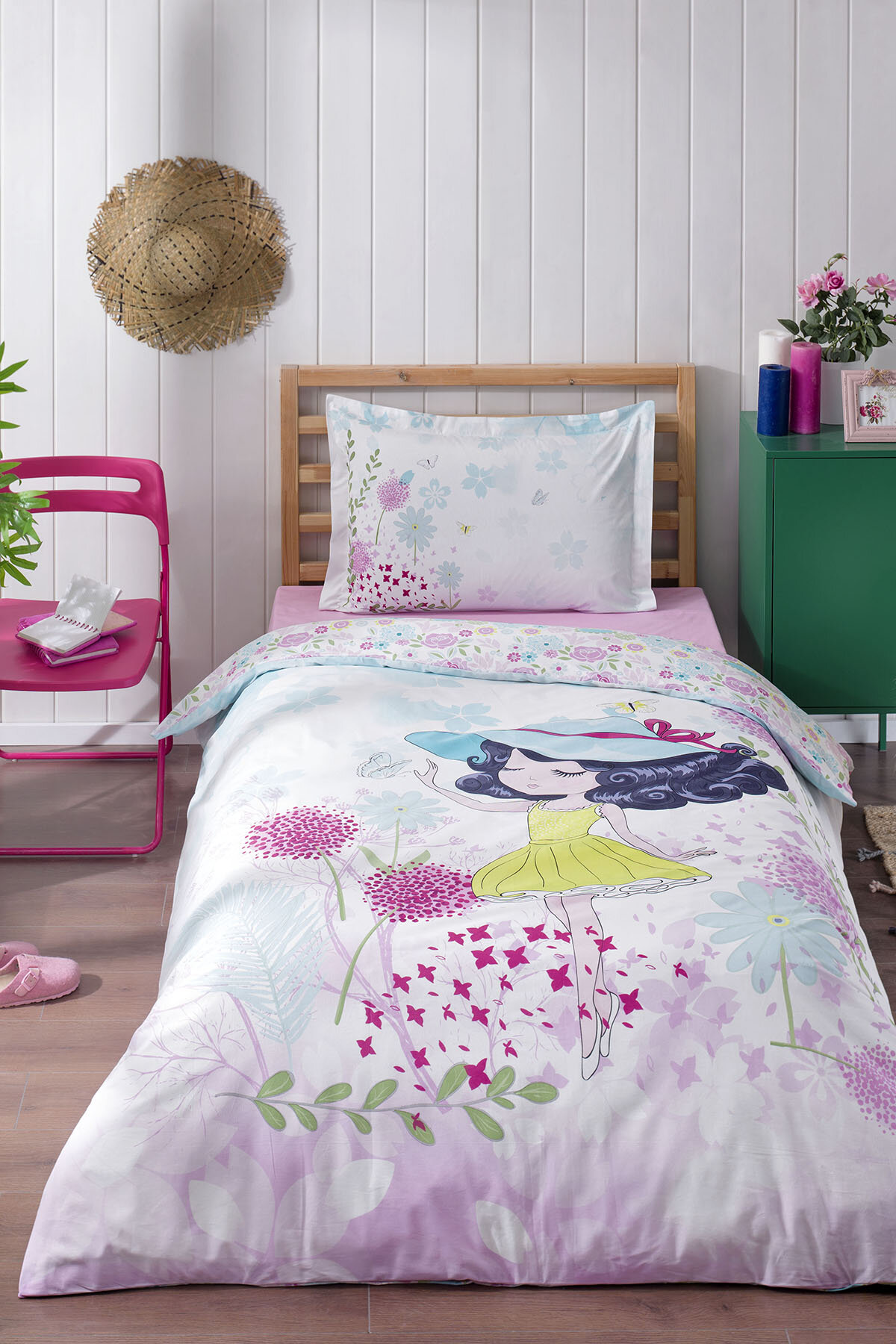 Özdilek Florista Tek Kişilik Nevresim Takımı