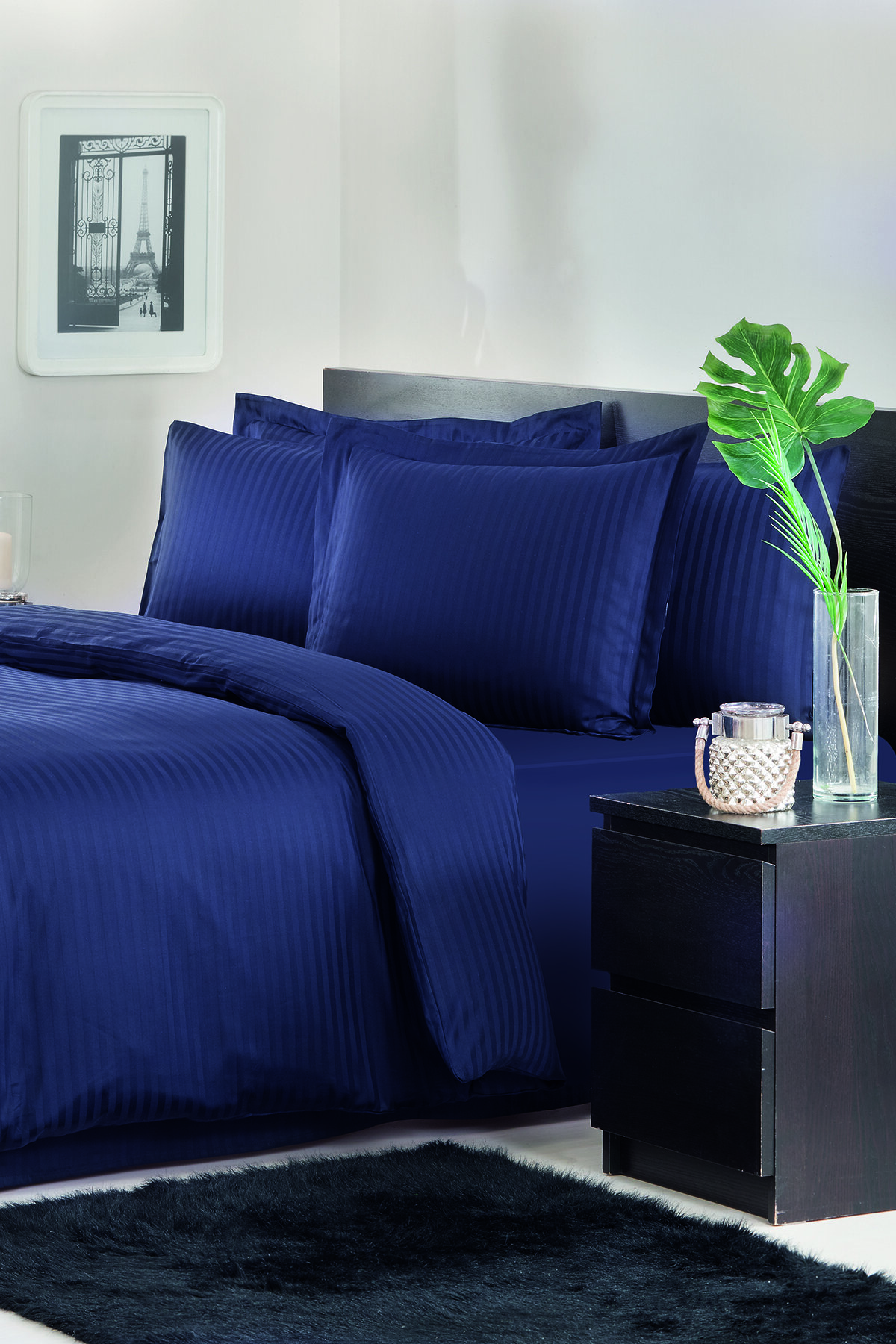 Özdilek Line King Size Saten Nevresim Takımı