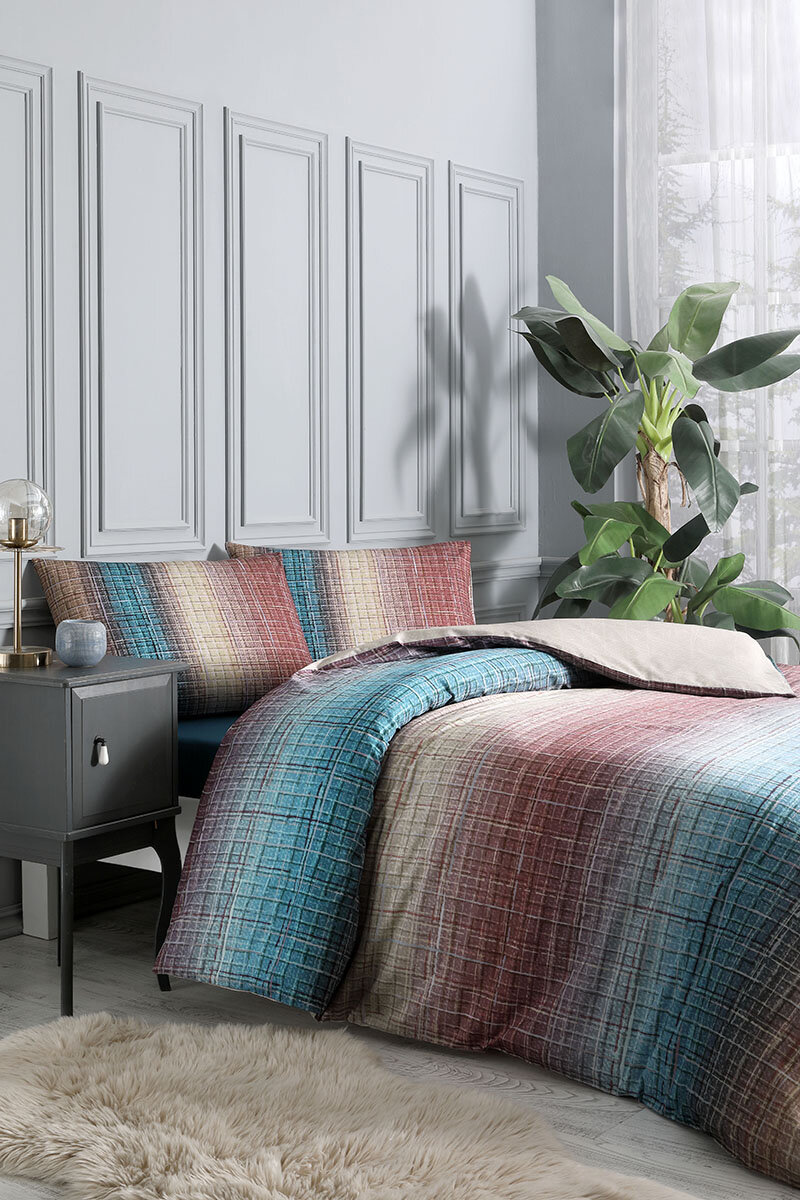 Özdilek Wovenline Çift Kişilik Soft Life Saten Nevresim Takımı