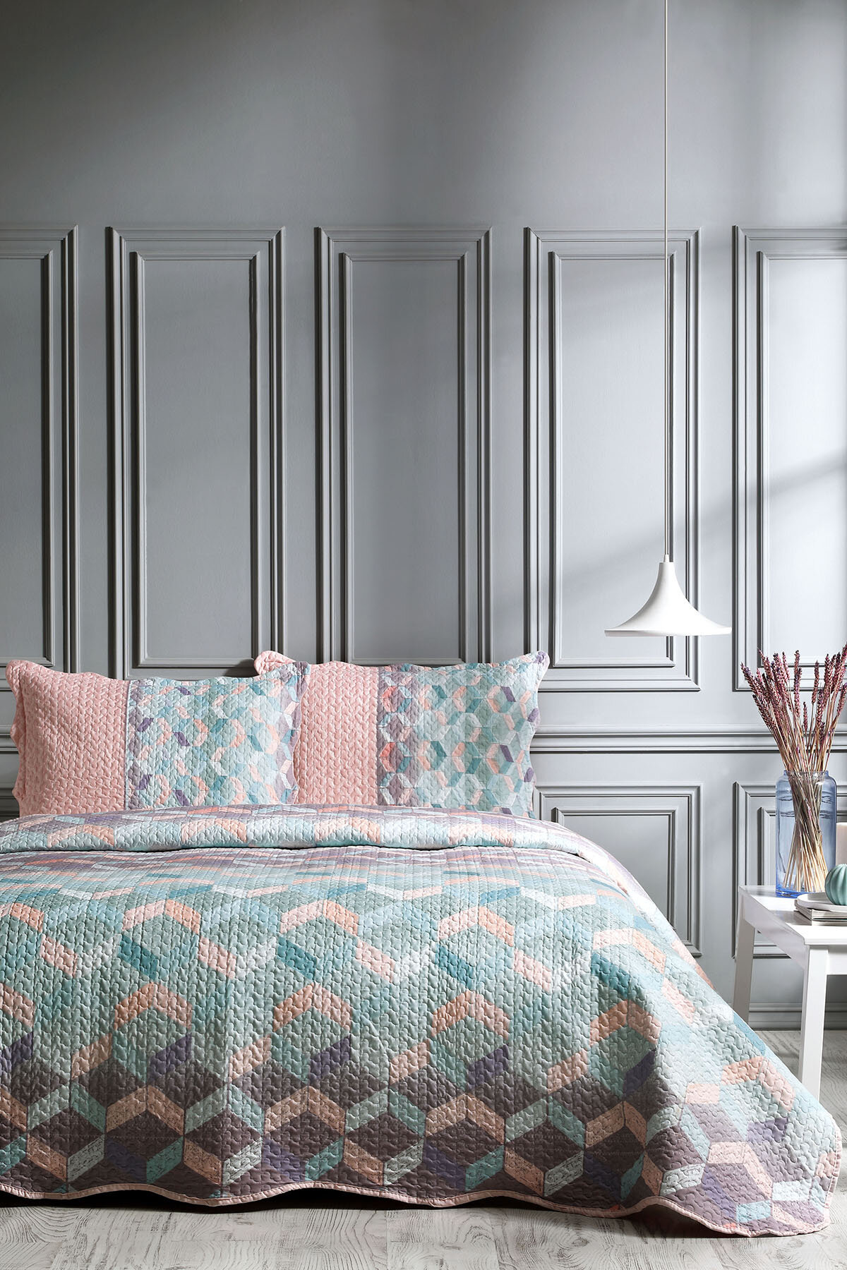 Özdilek Cuatro Bordes Tek Kişilik Yatak Örtüsü 160x230 cm