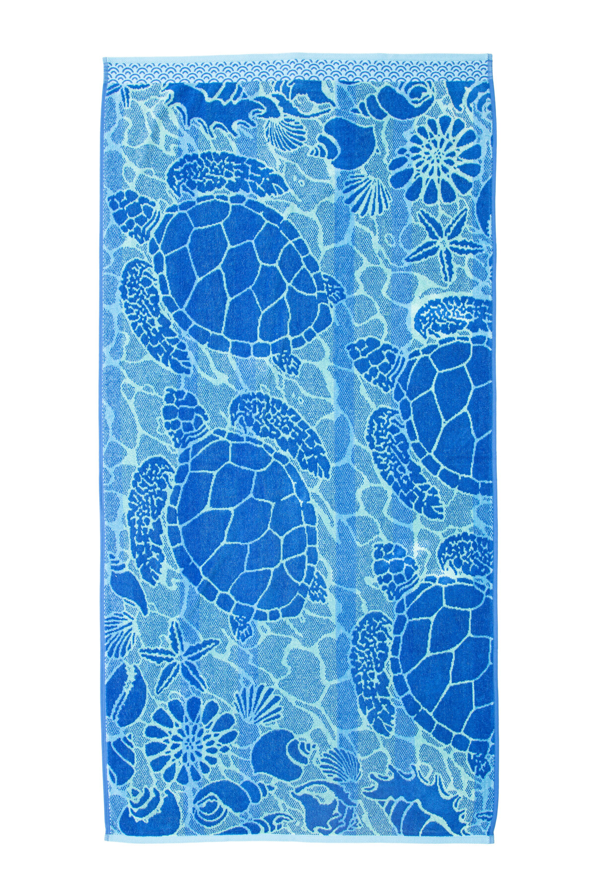 Özdilek Summer Heat Ocean Turtles Kadife Plaj Havlusu 70x140 cm