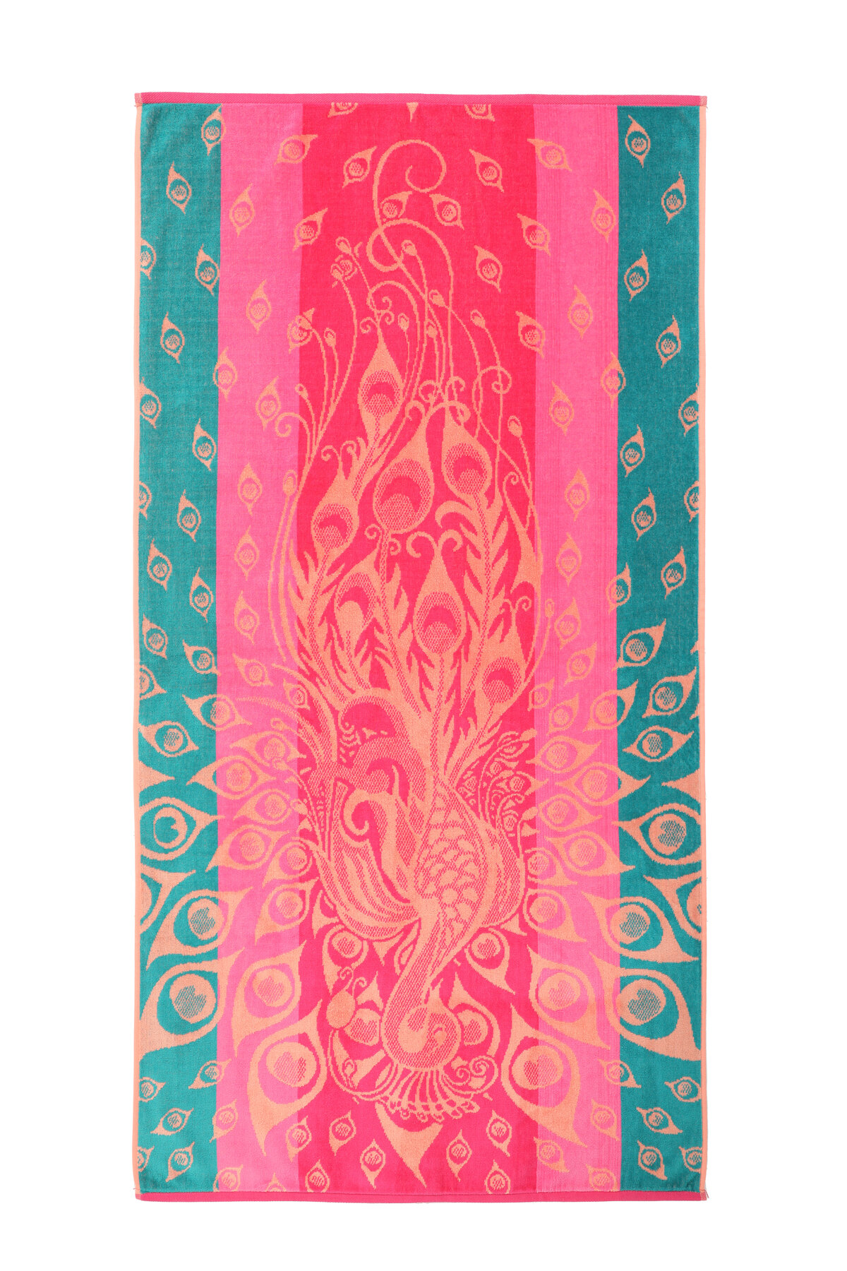 Özdilek Summer Heat Peacock Kadife Plaj Havlusu 70x140 cm