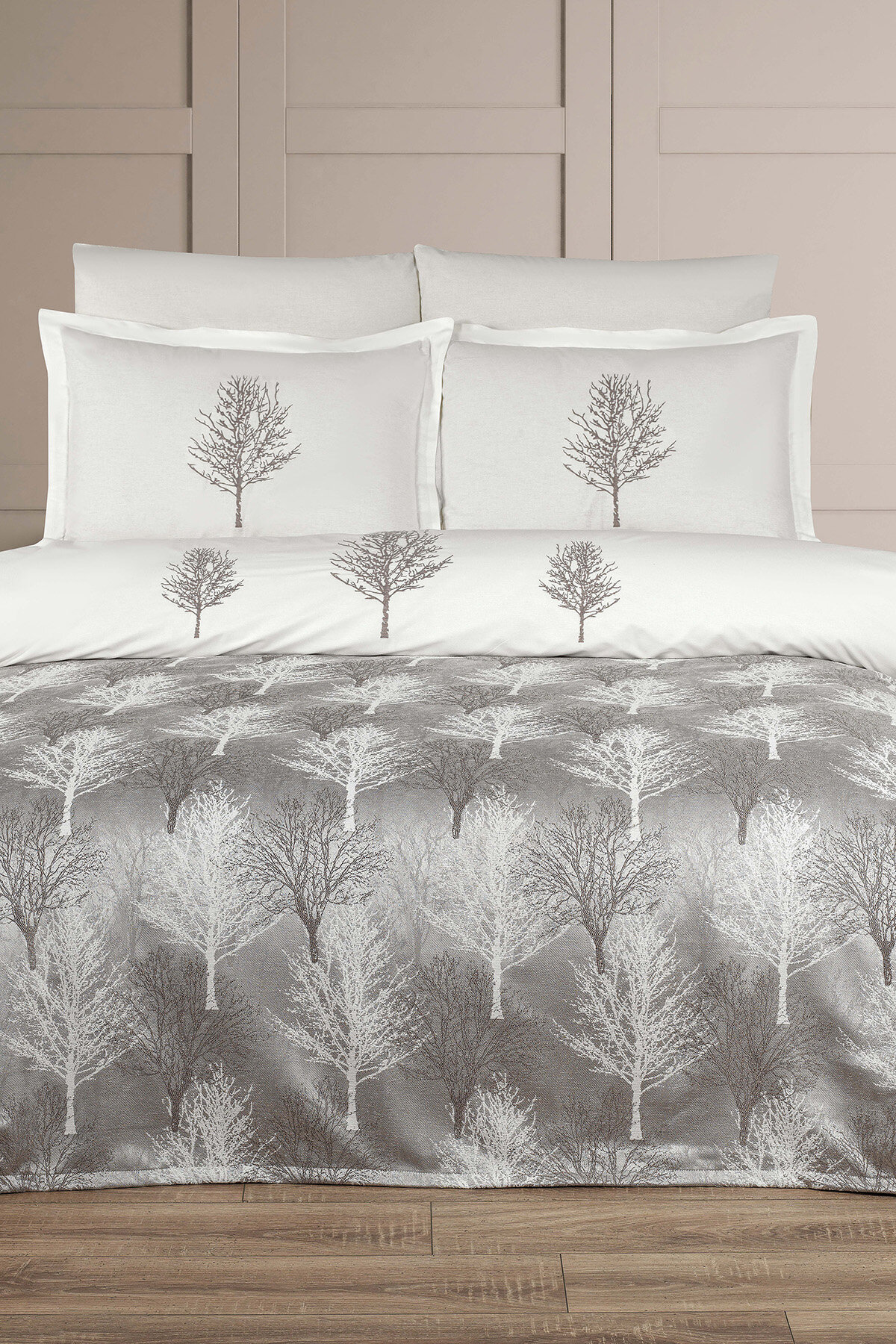 Özdilek Albero Çift Kişilik Pikeli Nevresim Takımı