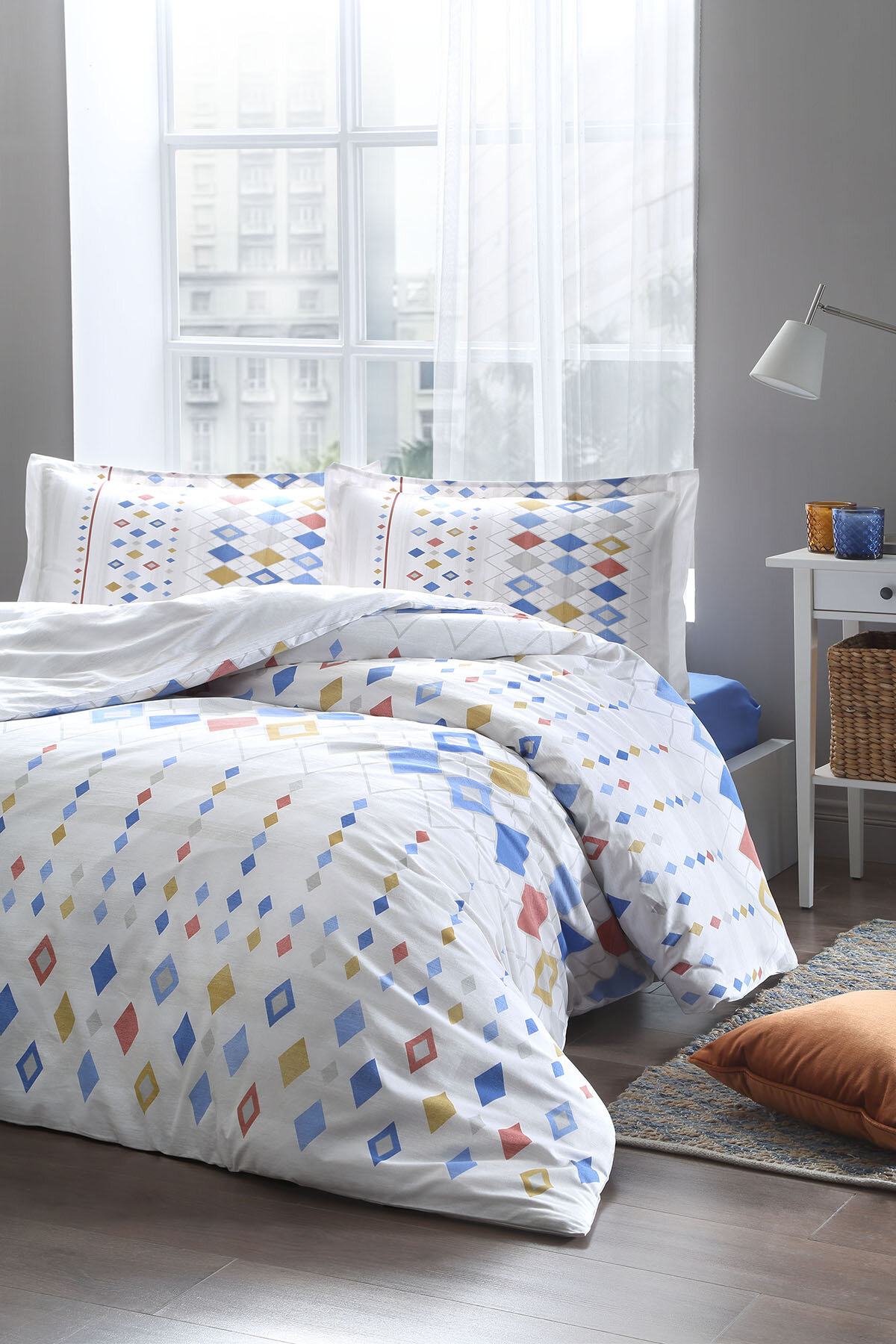 Özdilek Color Silices Tek Kişilik Lastikli Çarşaf Nevresim Takımı