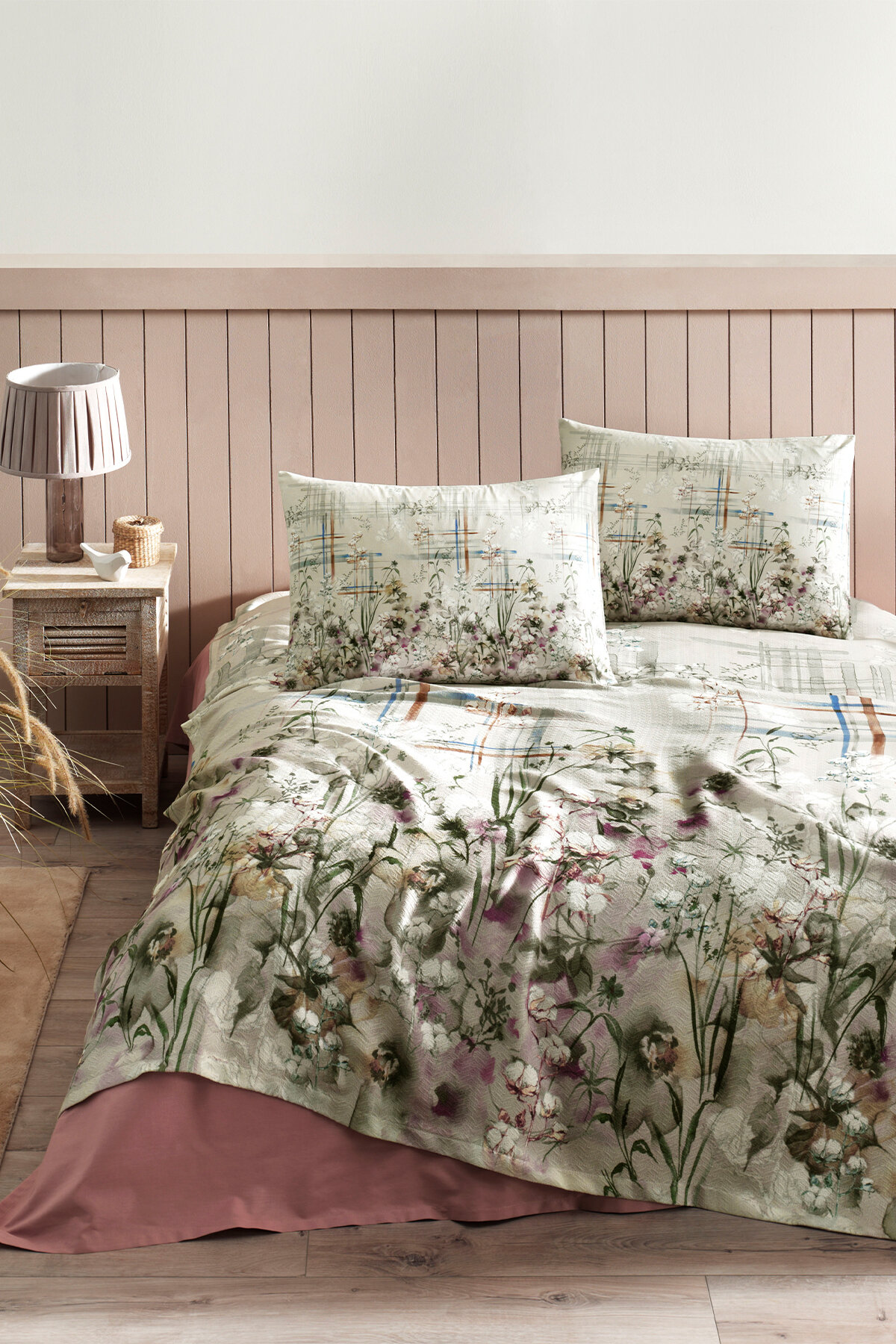 Özdilek Linum Çift Kişilik Pike Takımı