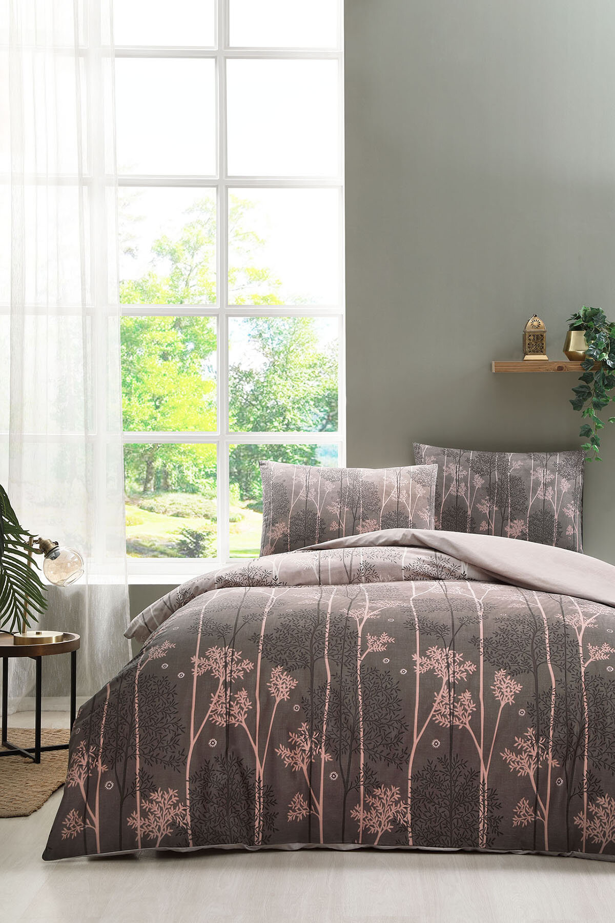 Özdilek Marrom Çift Kişilik Nevresim Takımı