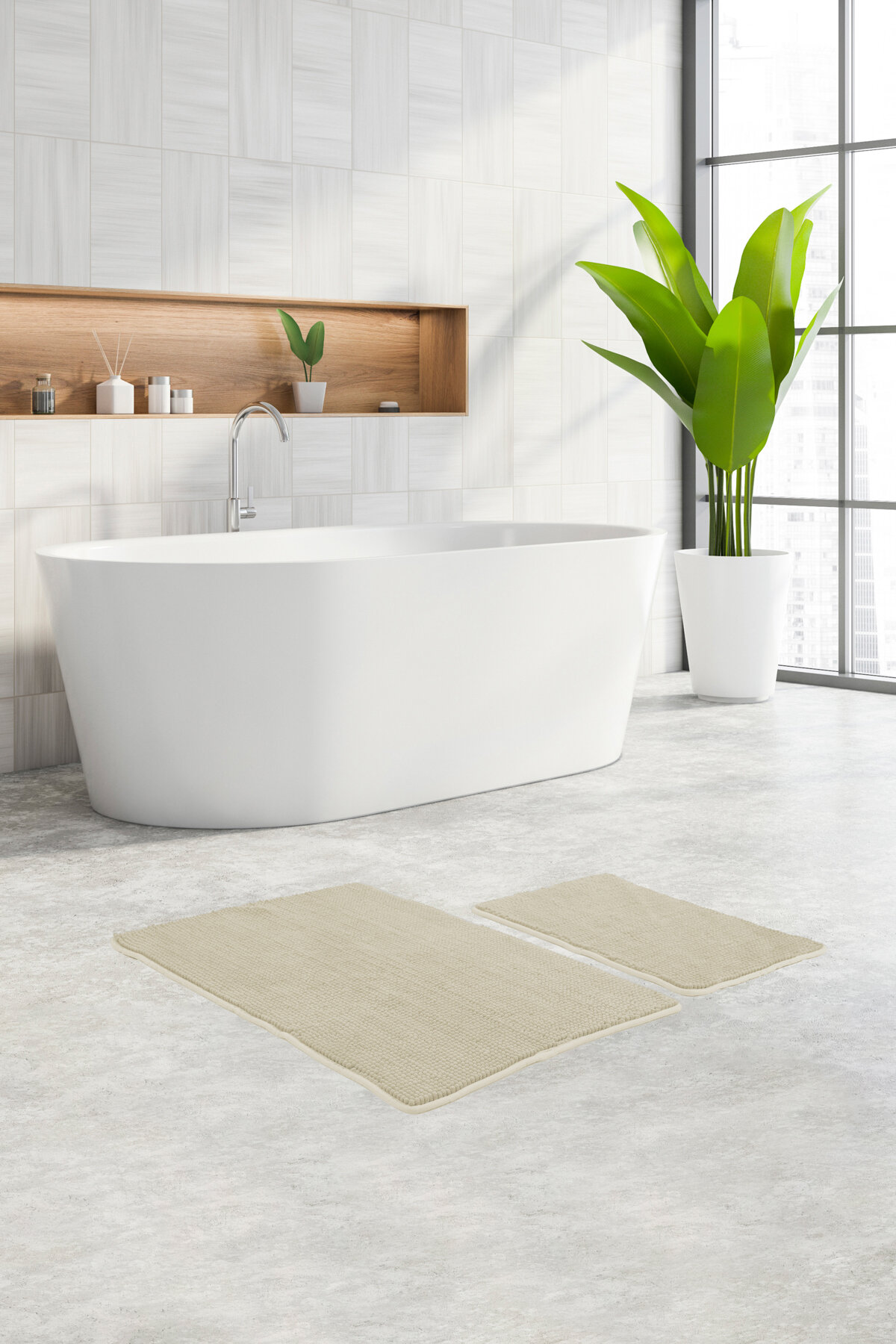 Özdilek Fluffy 2'li Banyo Paspası