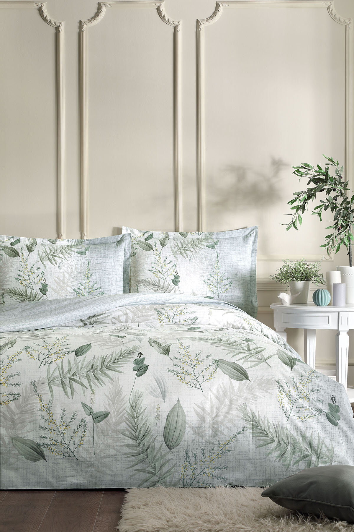 Özdilek Naturlig Tek Kişilik Lastikli Çarşaf Nevresim Takımı