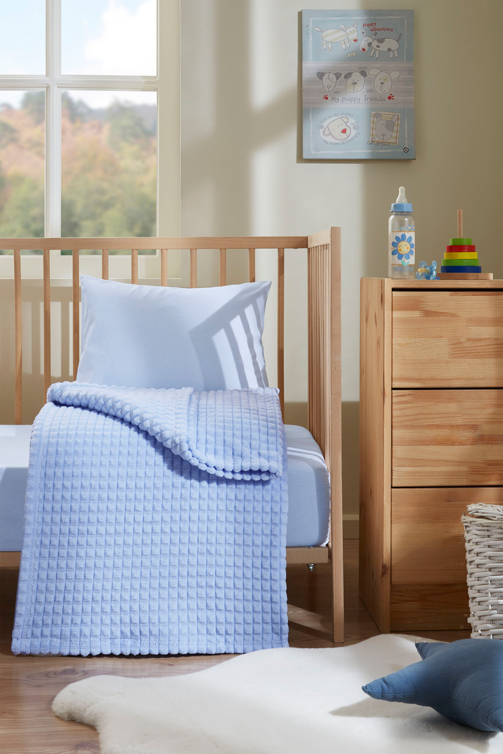 Özdilek Piramit Soft Bebek Battaniyesi 90x110 cm