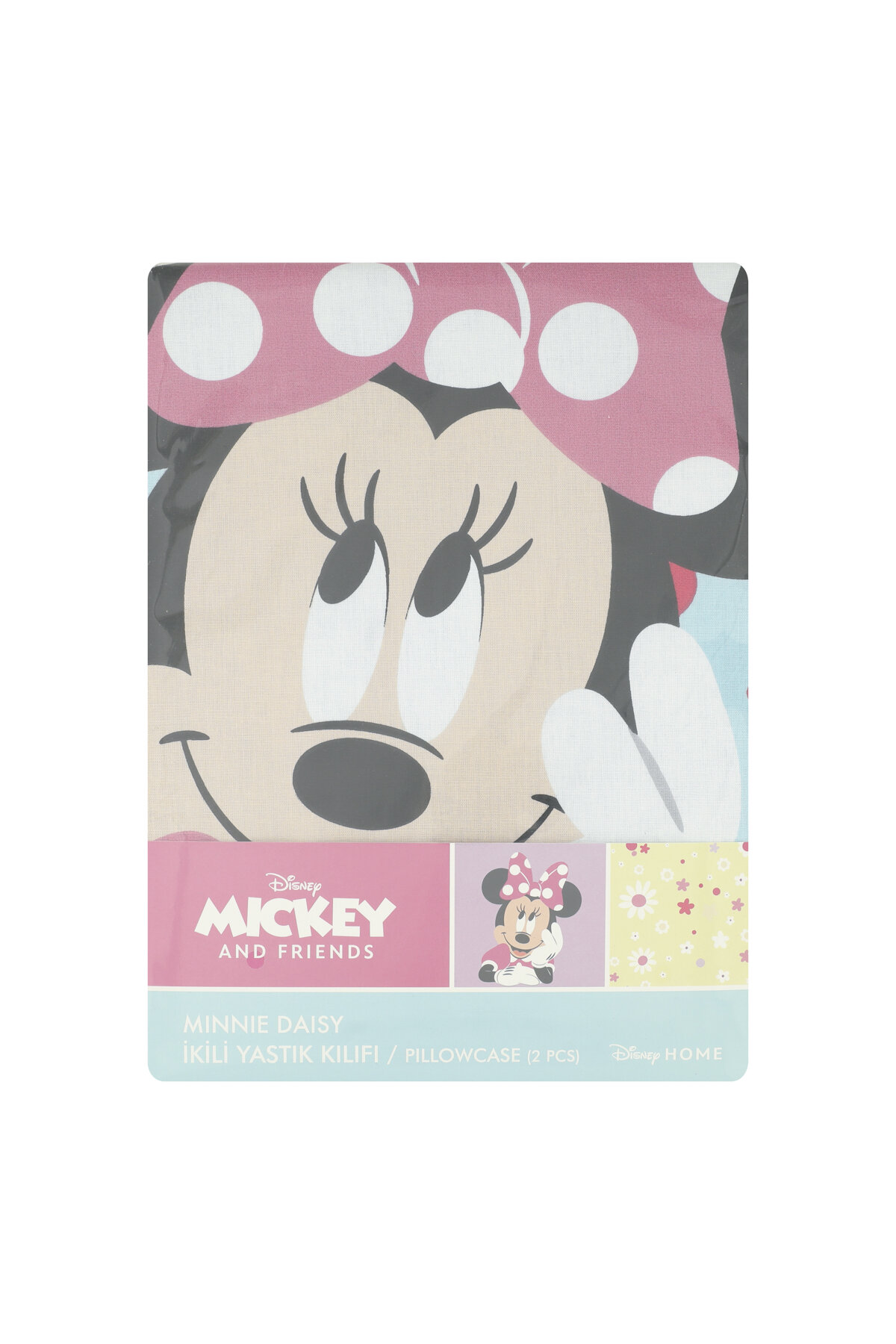 Özdilek Minnie Mouse Daisy Disney Lisanslı 2'li Yastık Kılıfı