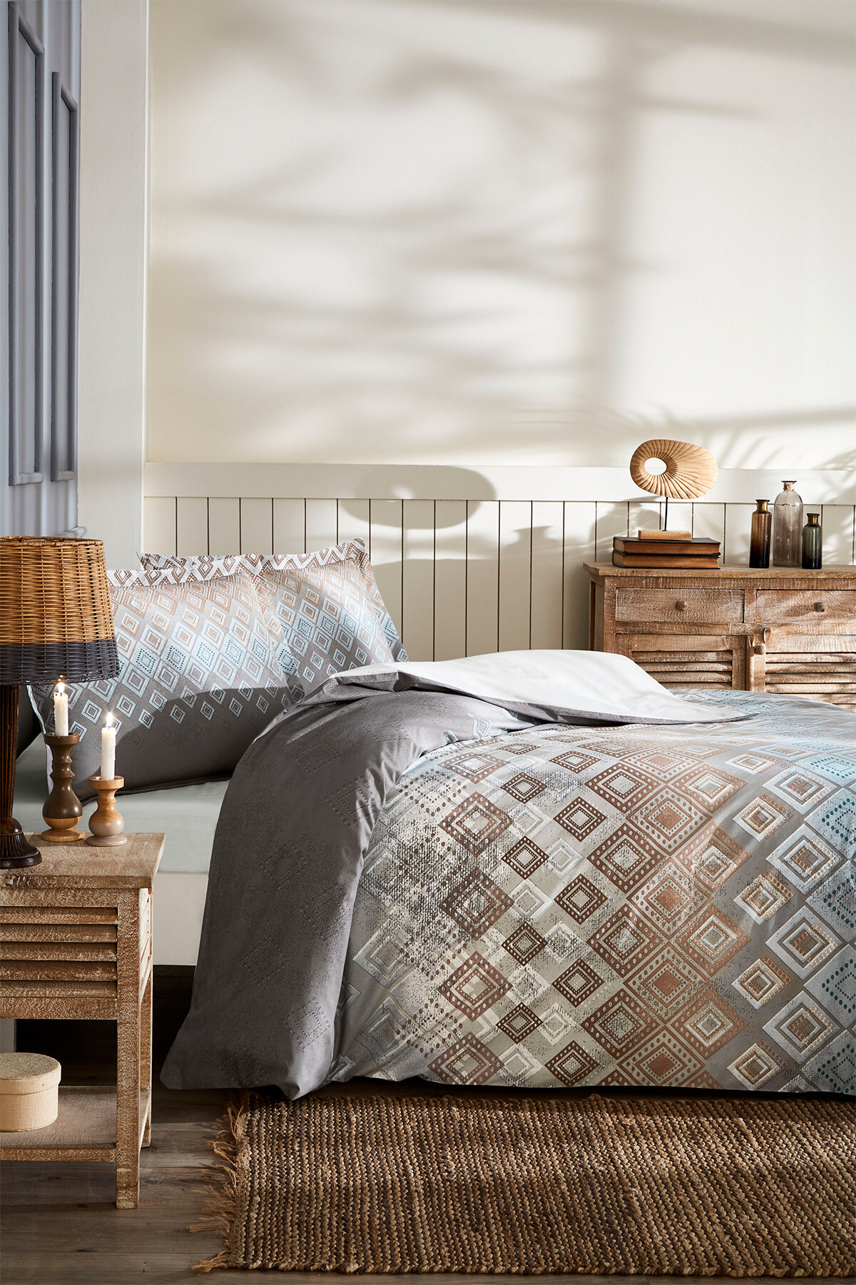 Özdilek Pietre Blu Çift Kişilik Nevresim Takımı